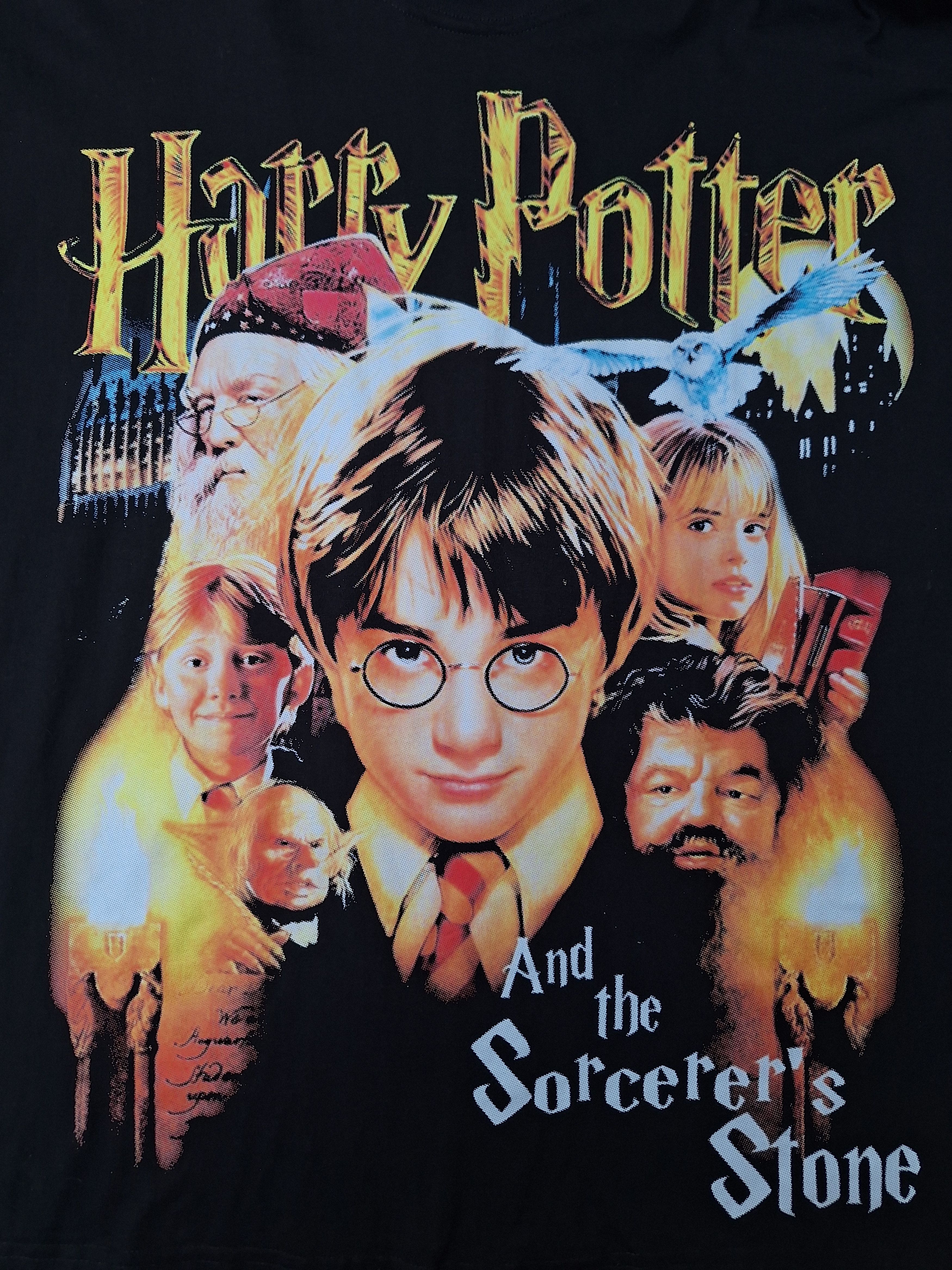 Japanese Brand Harry potter and the sorcerer's stone film movie tee graphic Size US XL / EU 56 / 4 - 3 Thumbnail