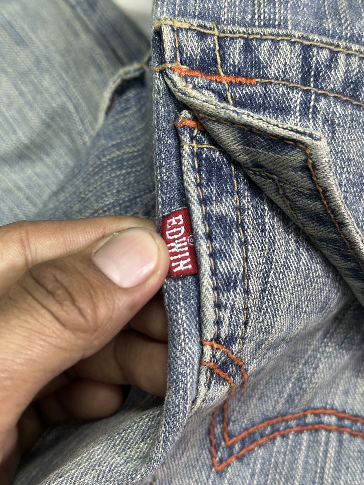 Other Vintage 90s Style Edwin xvs Buckle Back bootcut. Size US 32 / EU 48 - 6 Thumbnail