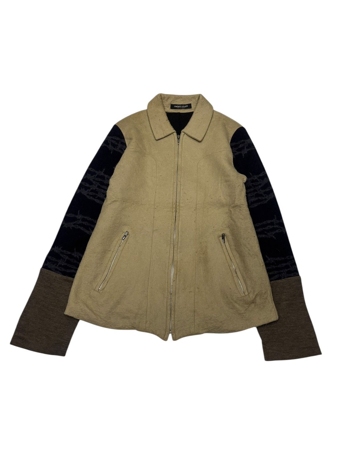 Jun Takahashi × Undercover Vintage Undercover Jun Takahashi Wire Pattern Jacket 1996s Size S / US 4 / IT 40 - 3 Thumbnail