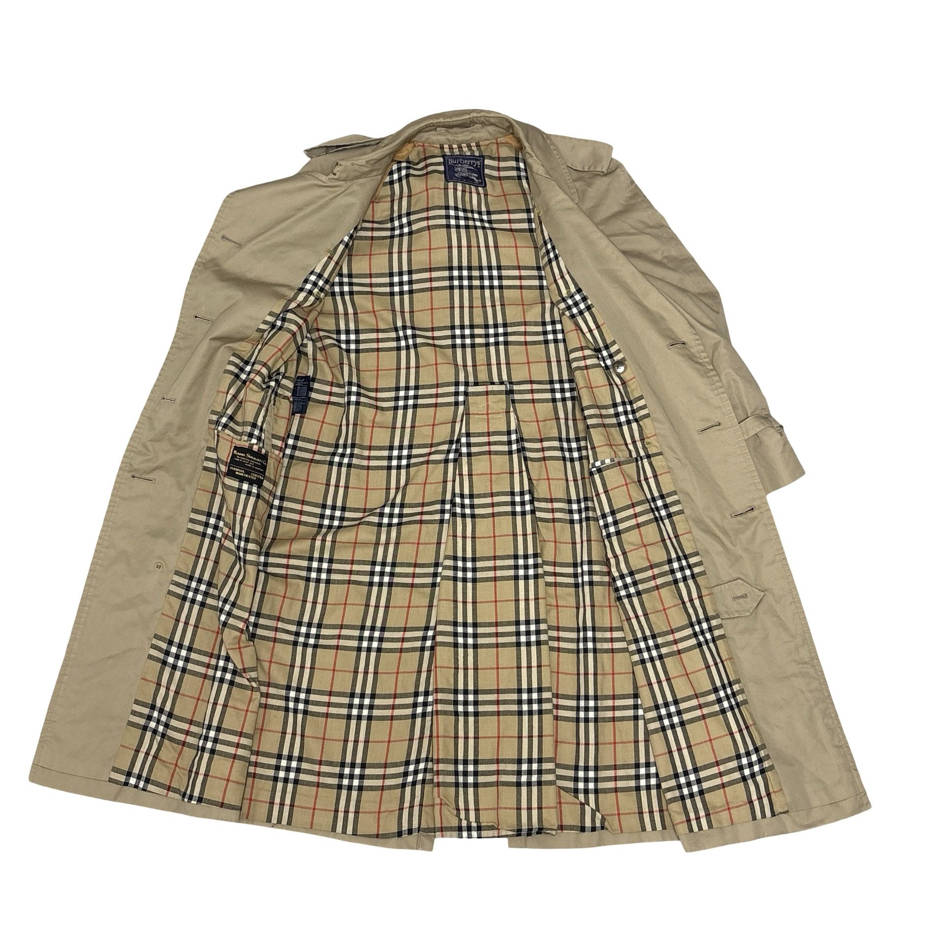 Burberry Vintage Burberry Trench Coat 80s Made In England Nova Check Size US L / EU 52-54 / 3 - 2 Thumbnail