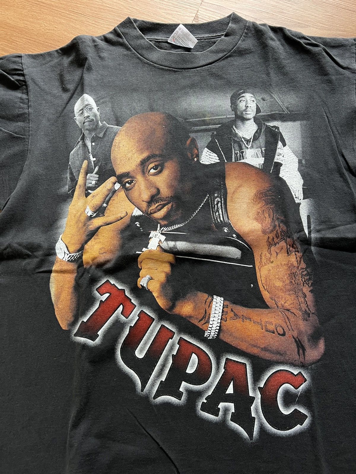 Vintage 00s 2pac tupac shakur raptee tshirt