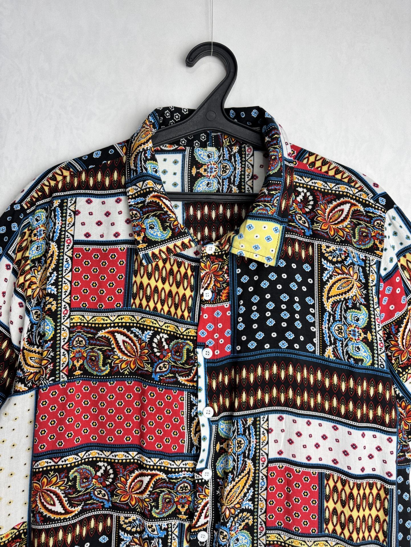 Other Men’s patchwork batik print button up shirt Size US L / EU 52-54 / 3 - 2 Thumbnail