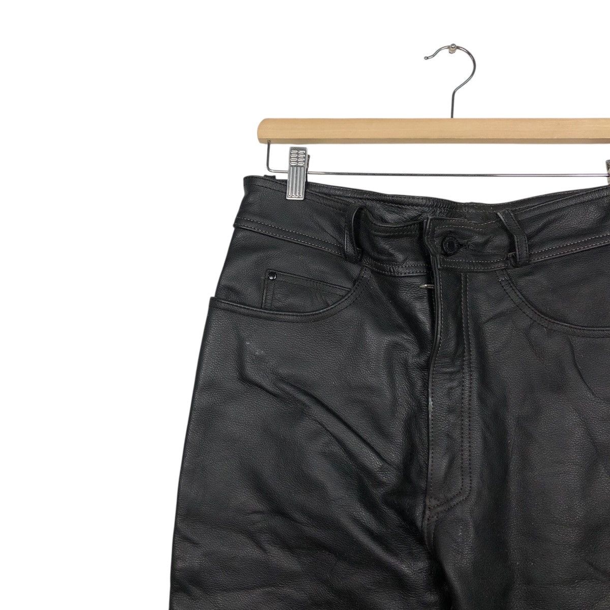 Vintage Rookie Leathers Black Protective Motorcycle Trousers Size US 30 / EU 46 - 8 Thumbnail