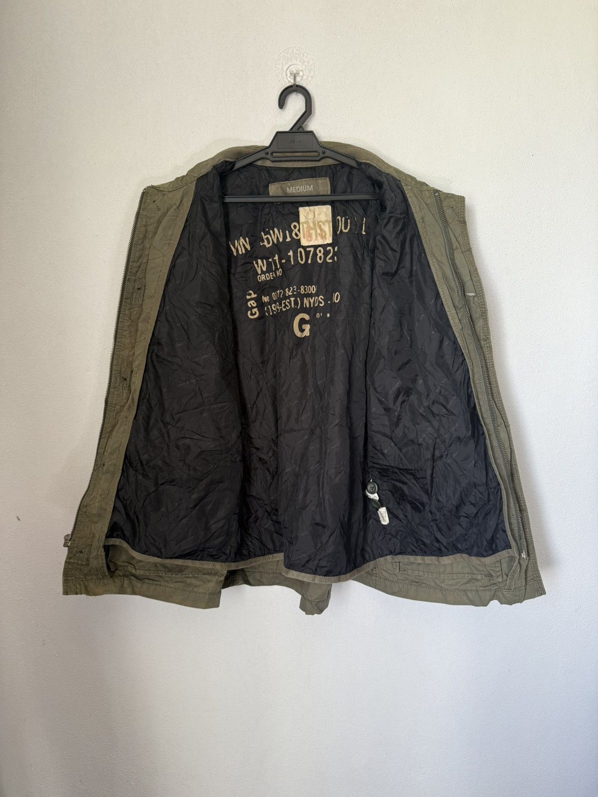 Gap × Palace GAP Military Design Jacket Casual Olive Distress War Style Size US M / EU 48-50 / 2 - 7 Thumbnail