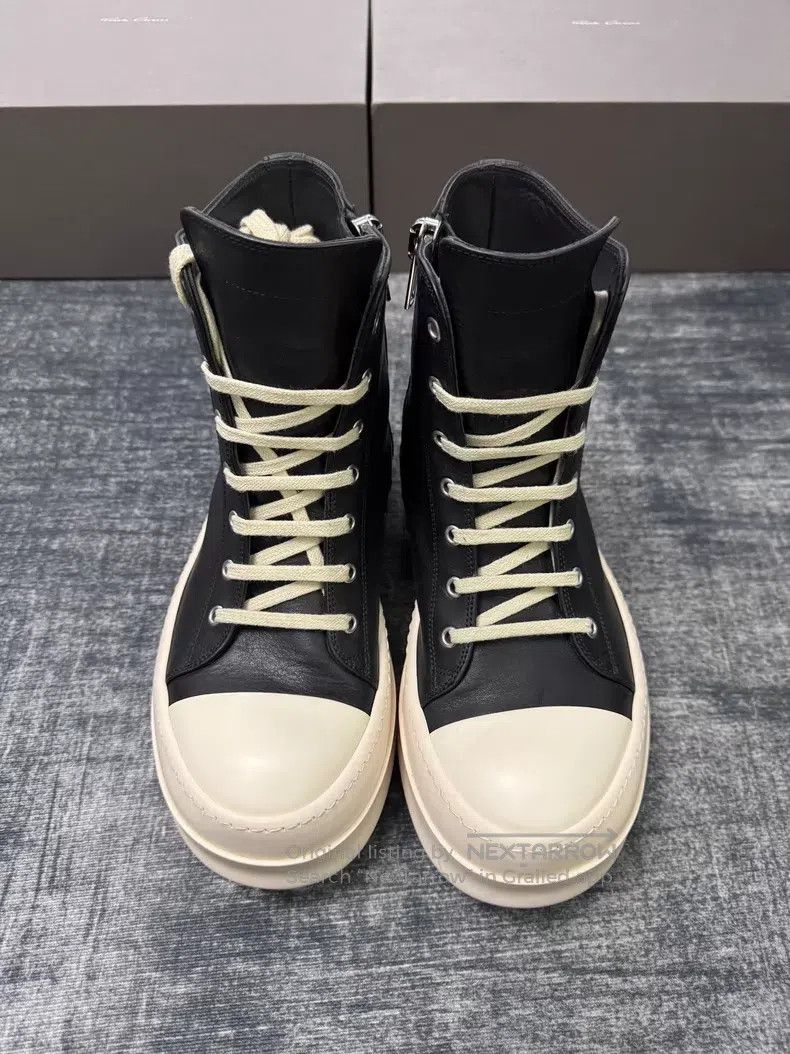 Rick Owens Rick Owens Main line thick low high side big Converse shoe Size US 5.5 / EU 38 - 2 Thumbnail