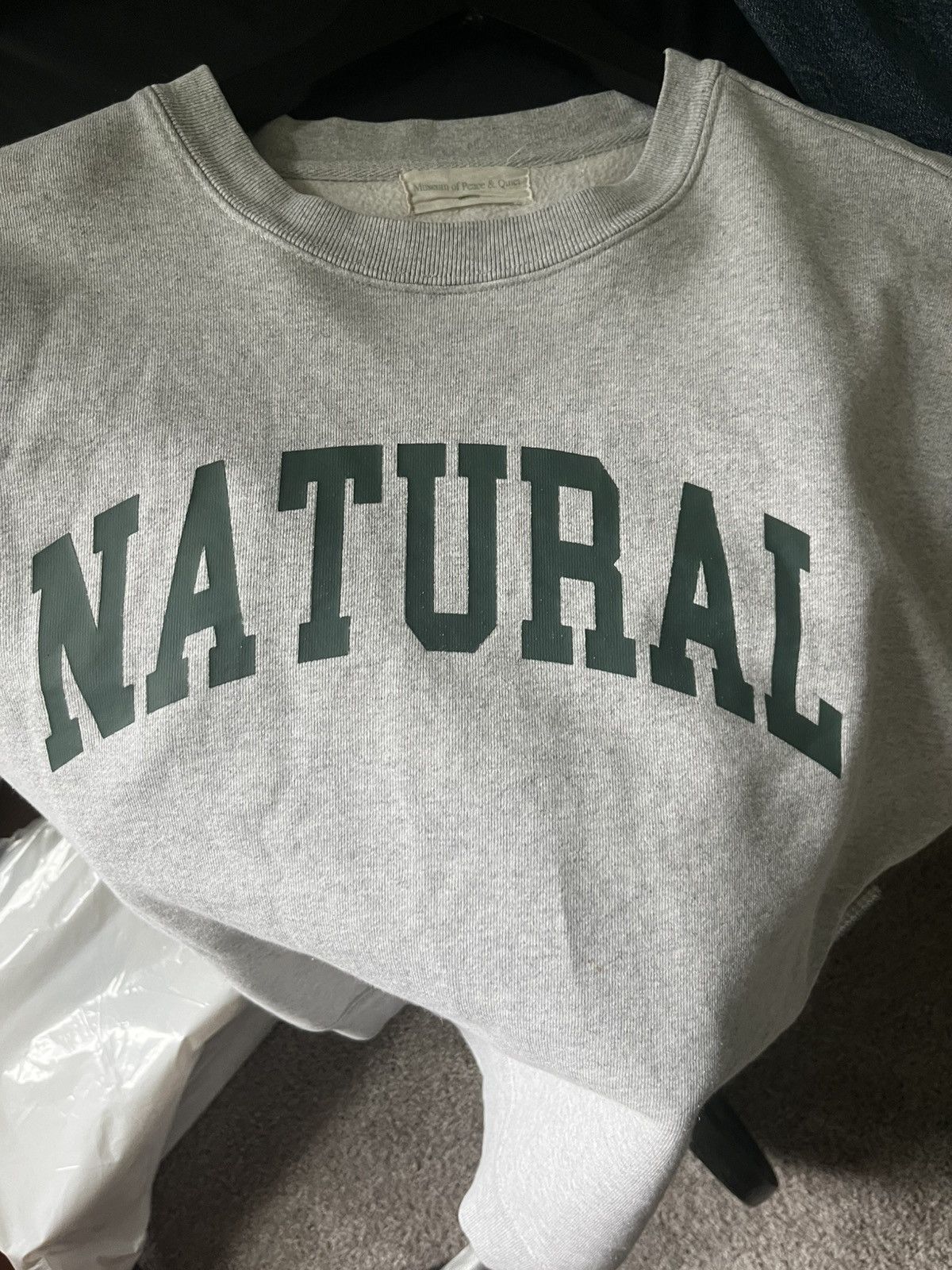 Museum of Peace and Quiet Museum of Peace & Quiet Natural Crewneck Sweater Size US M / EU 48-50 / 2 - 3 Thumbnail