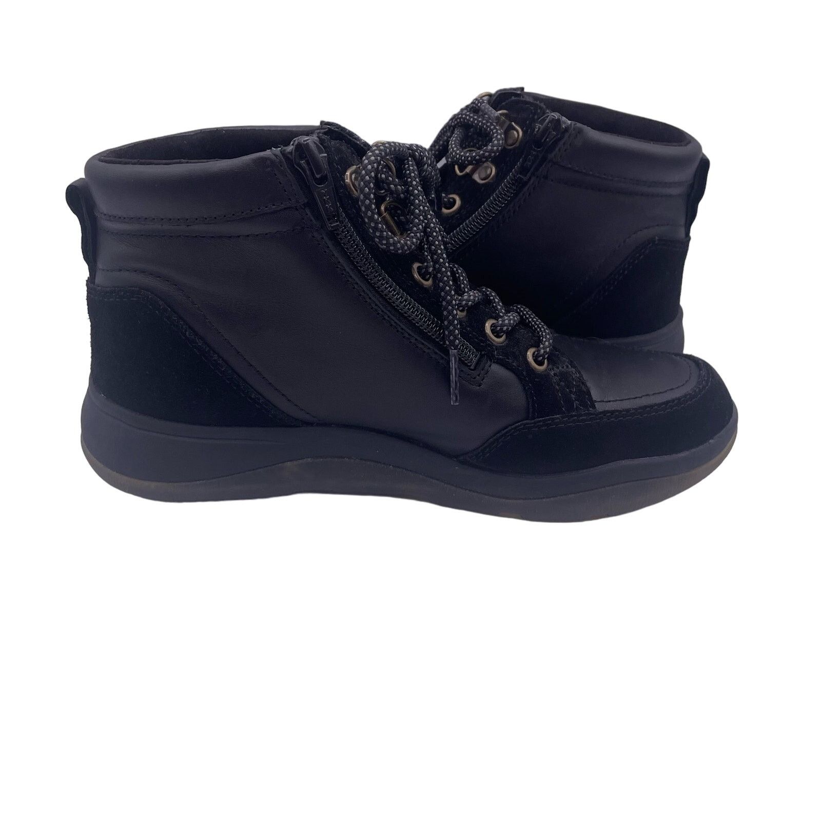 Vionic Vionic Whitley Hi Top Sneakers Boots Ankle Black Leather 6.5 Size US 6.5 / IT 36.5 - 5 Thumbnail