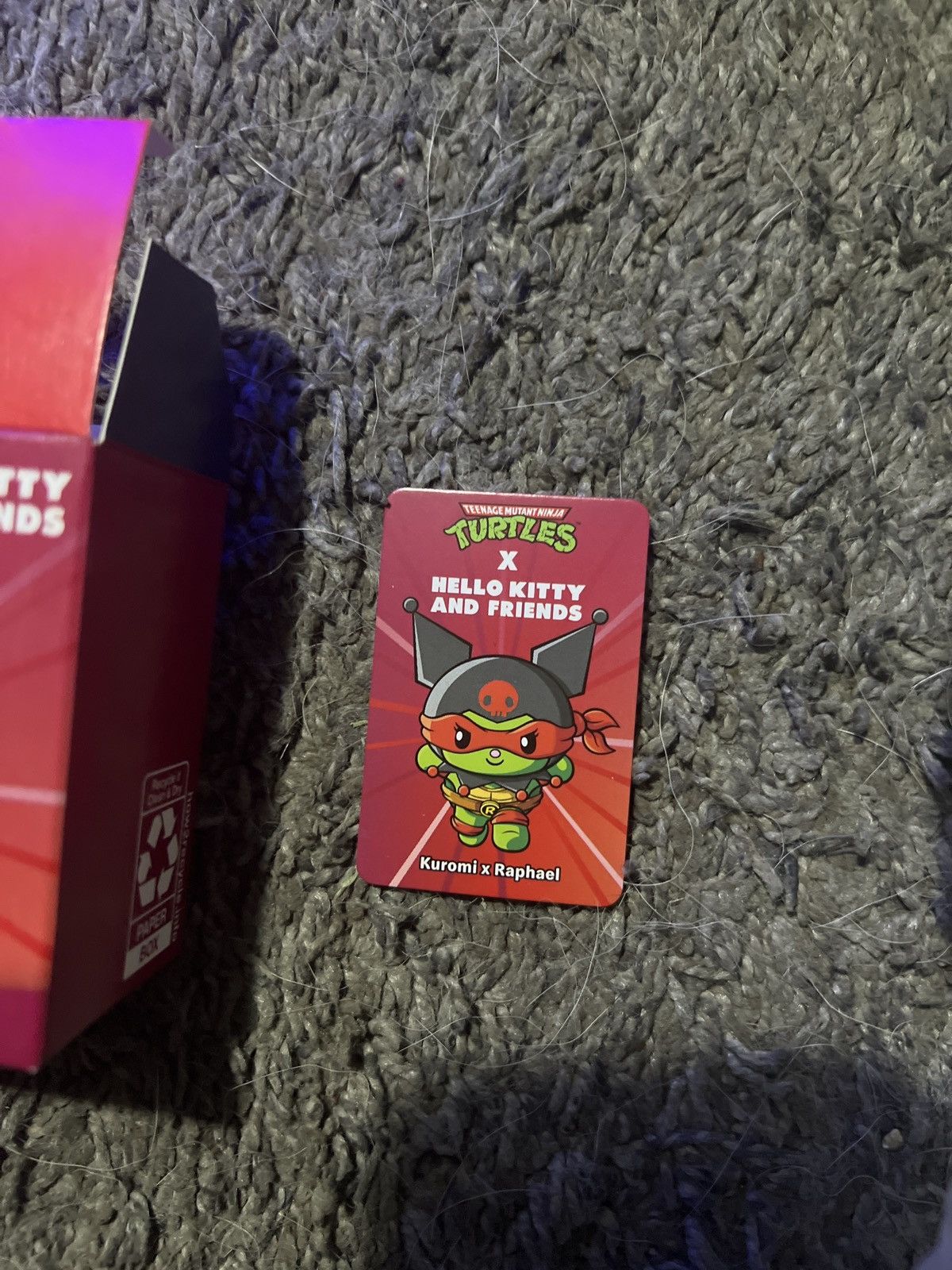Nickelodeon TMNT X Hello Kitty And Friends Kuromi X Raphael Size ONE SIZE - 4 Thumbnail