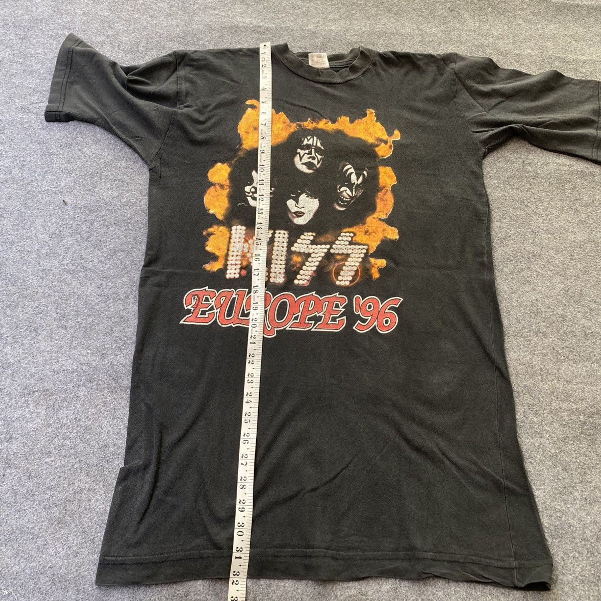 KISS Vintage Kiss "Europe '96" rock band tour T-shirt Size US XL / EU 56 / 4 - 7 Thumbnail