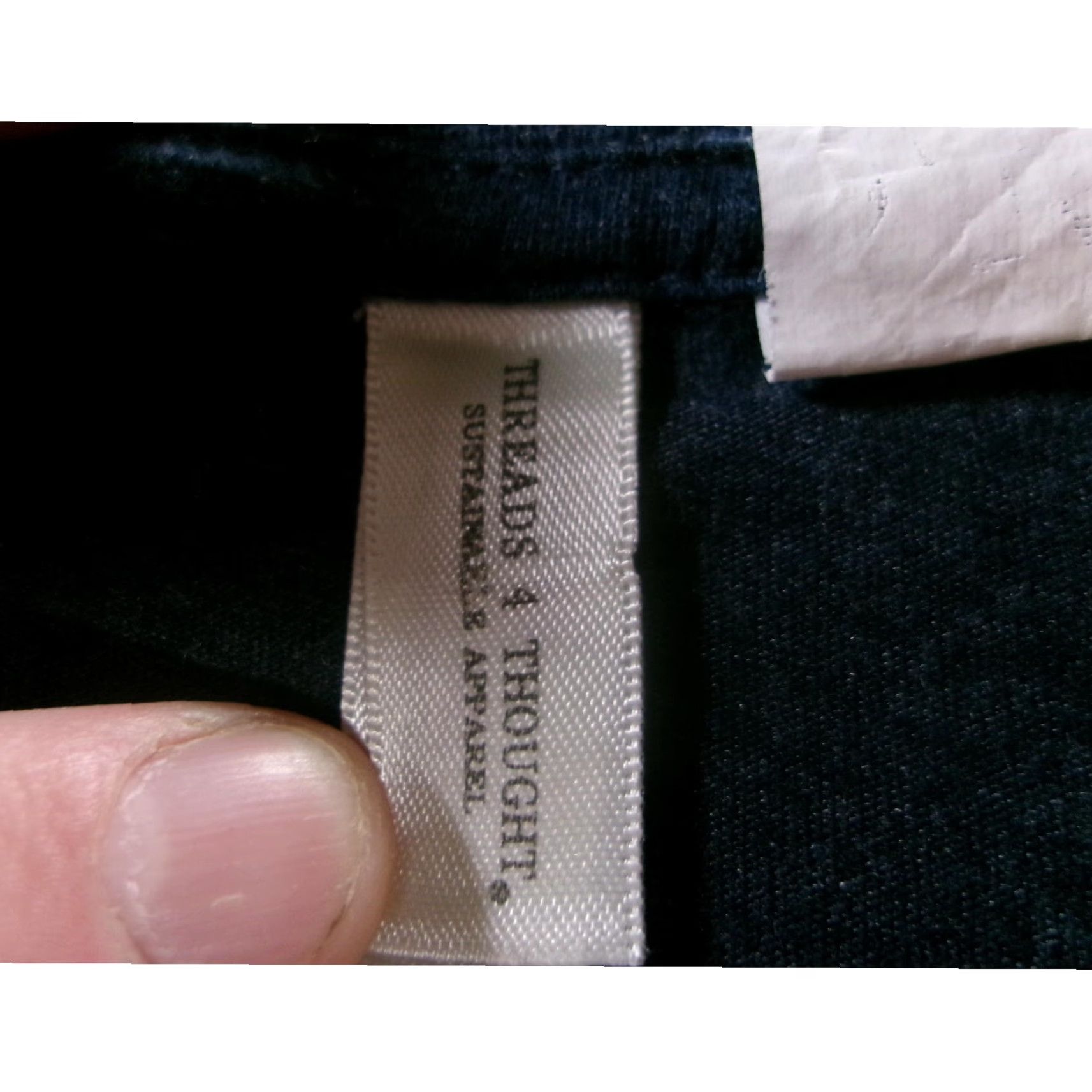 Threads 4 Thought Threads 4 Thought Top Womens XS Heathered Dark Blue V Neck Soft Sustainable Size XS / US 0-2 / IT 36-38 - 6 Thumbnail