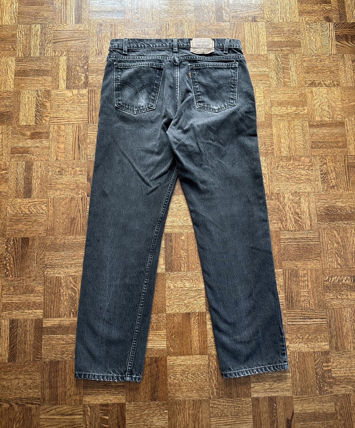 Levi's Vintage 90s Levi's Orange Tab Faded Black Denim Jeans Size US 36 / EU 52 - 1 Thumbnail