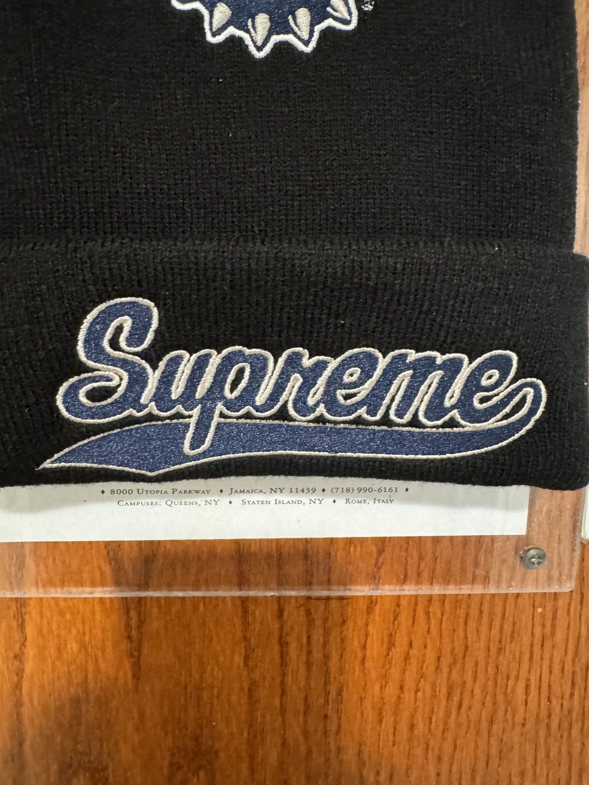 Supreme supreme x mitchell & ness x ncaa georgetown beanie Size ONE SIZE - 2 Thumbnail