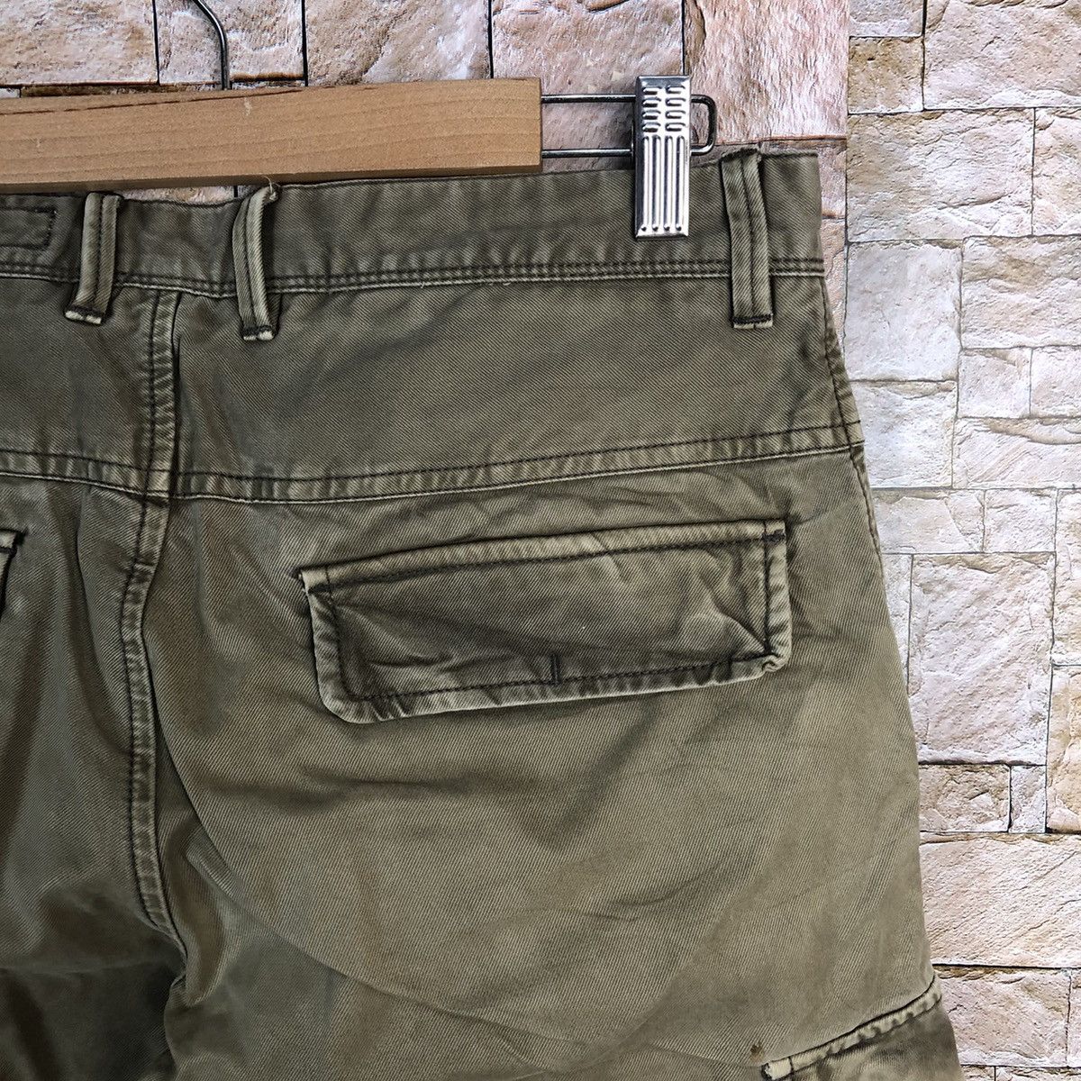 Japanese Brand Back Number Brown Cargo Multipocket Pants #A439 Size US 30 / EU 46 - 21 Thumbnail