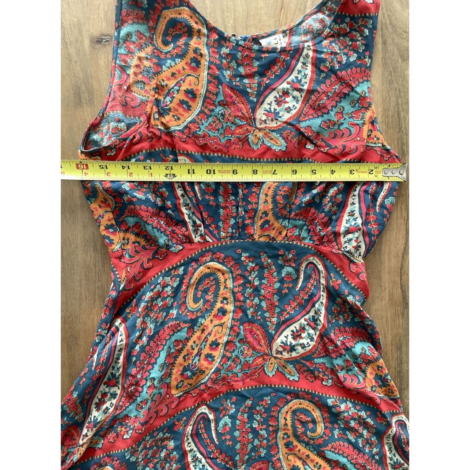 Free People Free People Dress Tank Multicolor Paisley Sleeveless Short A-Line 0 Women Women Multifunctional Bohemian Retro Summer Cada Women Size XS / US 0-2 / IT 36-38 - 6 Thumbnail