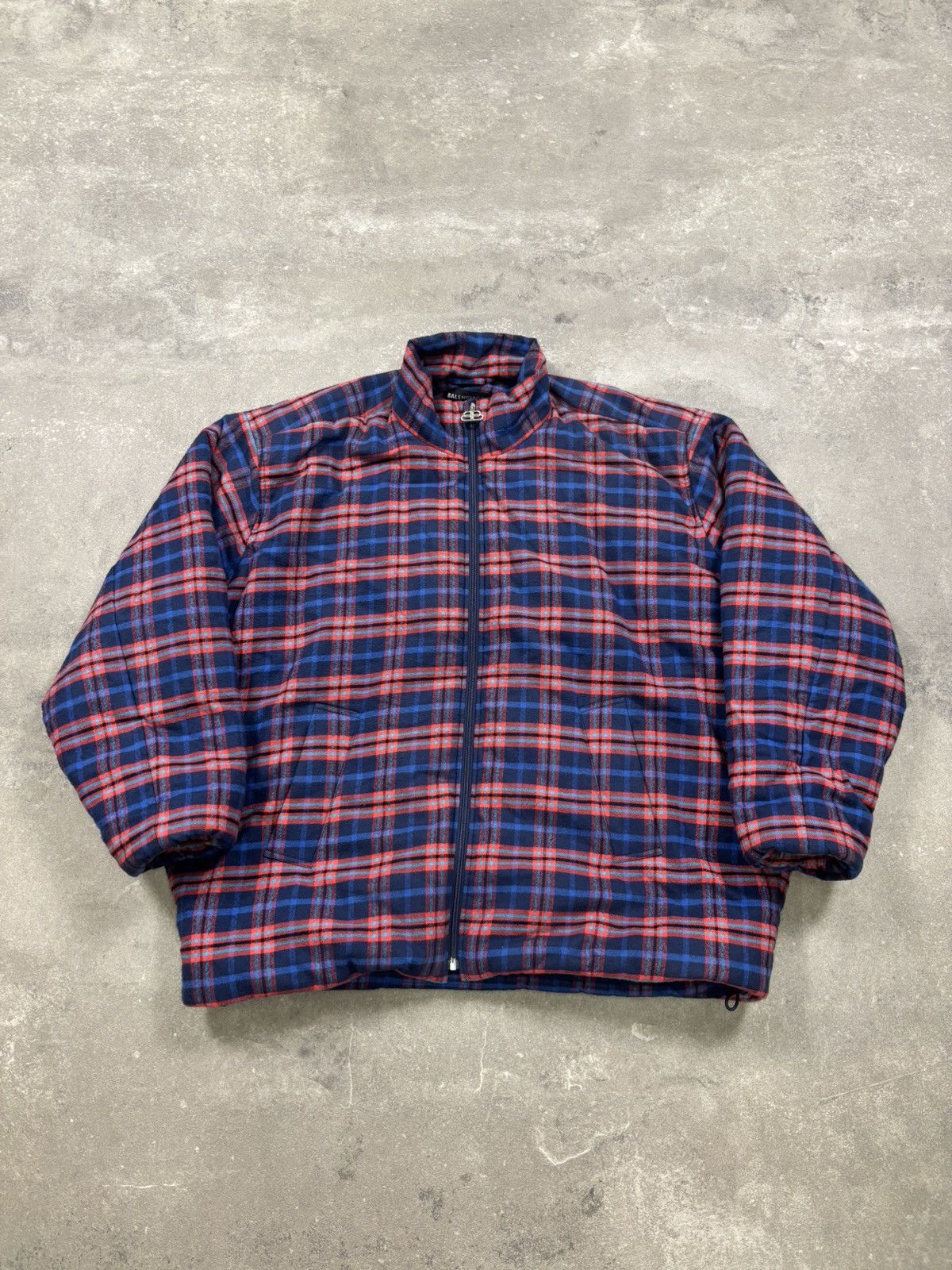 Balenciaga Balenciaga Oversized Cocoon Flannel Padded Jacket Size US M / EU 48-50 / 2 - 1 Thumbnail