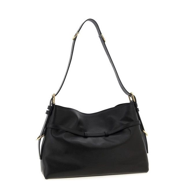 Givenchy GIVENCHY Voyou Medium Black Leather Shoulder Bag New And Aut Size ONE SIZE - 2 Thumbnail