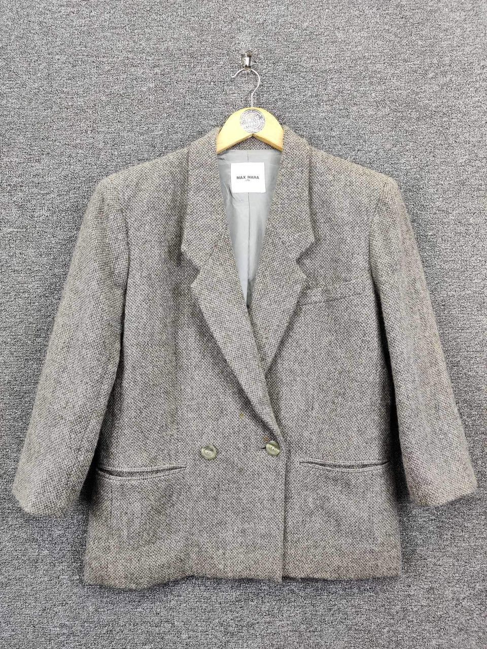 Japanese Brand Vintage Max Mara Single Breasted Wool Blazer Size US M / EU 48-50 / 2 - 1 Thumbnail