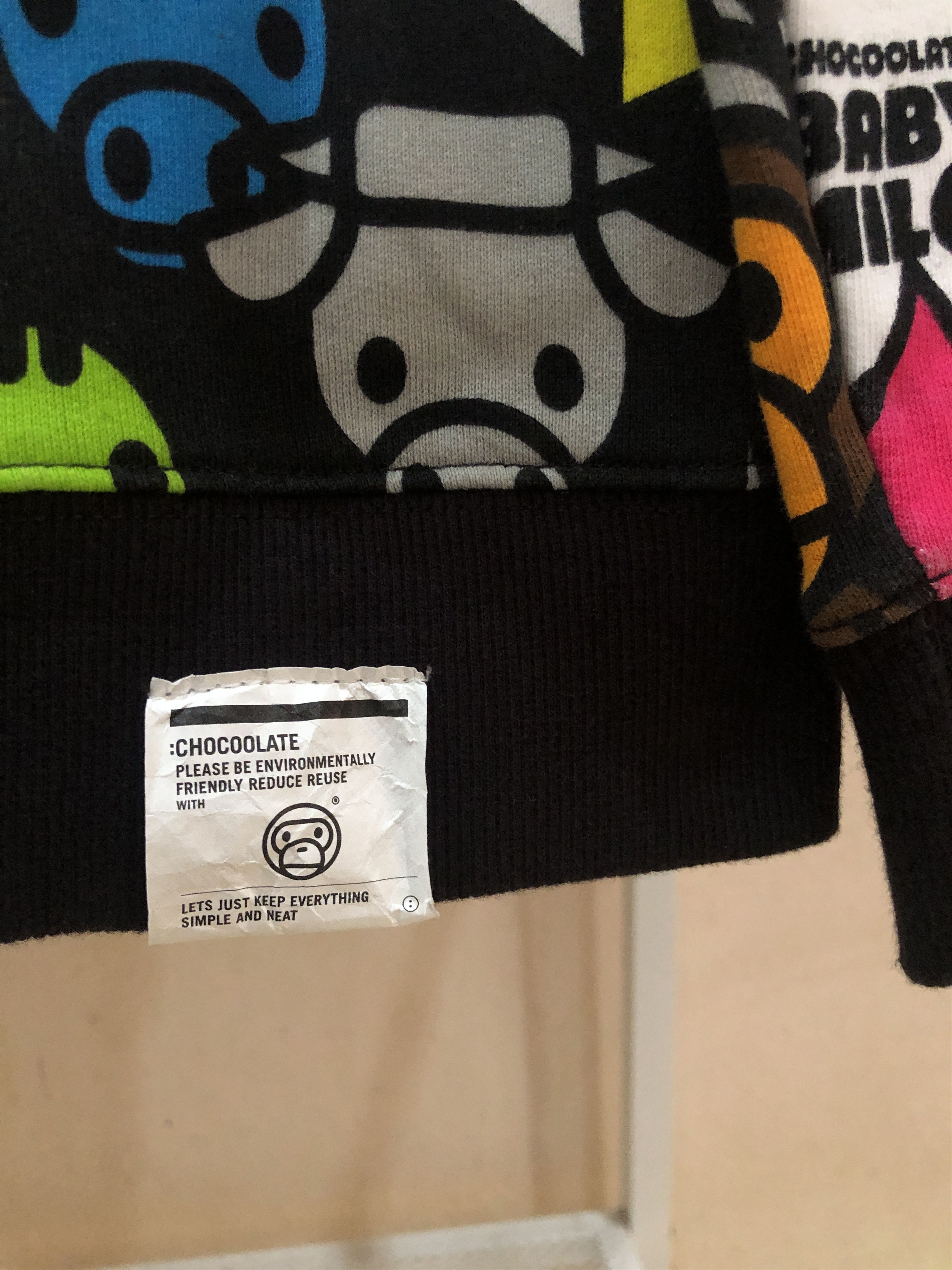 Bape × Chocolate 2013 Baby Milo All Safari x Chocolate Crew Neck Sweatshirts Size US L / EU 52-54 / 3 - 3 Thumbnail
