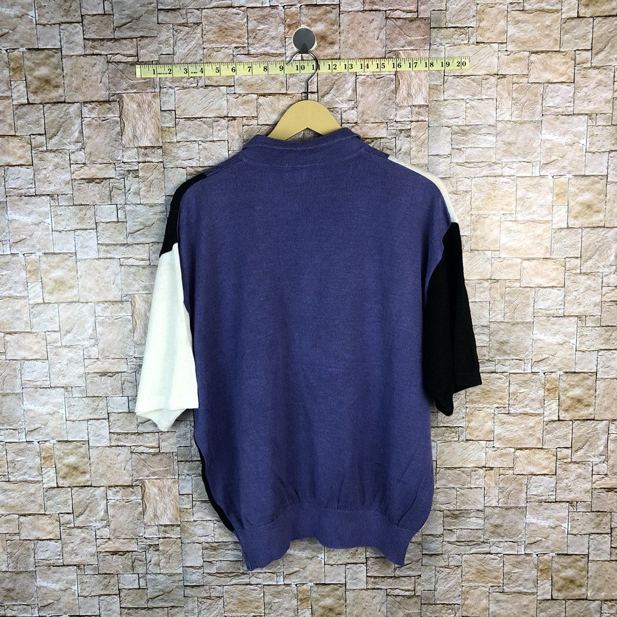 Japanese Brand Padova Purple vintage Polos #A821 Size US L / EU 52-54 / 3 - 14 Thumbnail