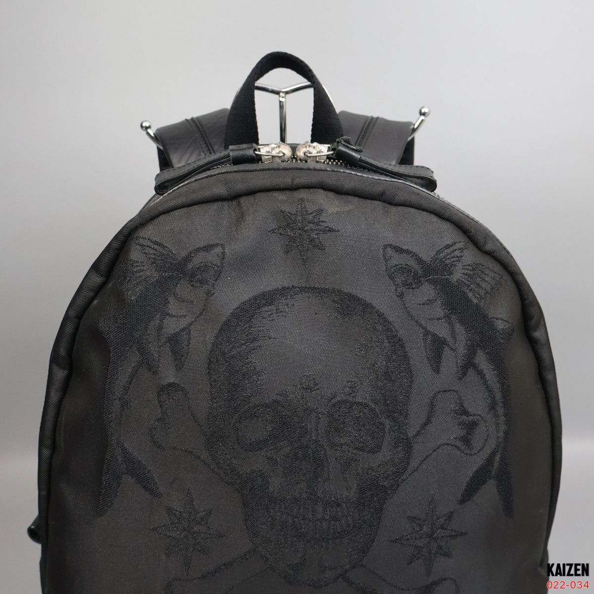 Alexander McQueen ALEXANDER MCQUEEN - LEATHER SKULL TATTOO JACQUARD BACKPACK Size ONE SIZE - 3 Thumbnail