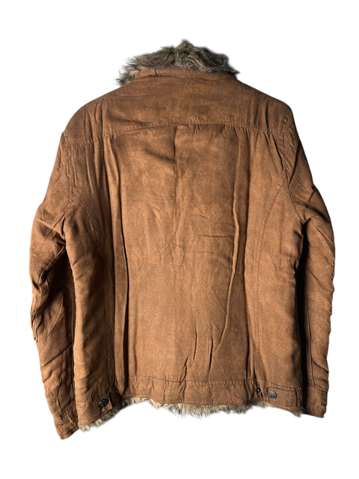 Japanese Brand In The Attic Biker Jacket Fur Collar Iswn Lgb Vkei Style Size US M / EU 48-50 / 2 - 2 Thumbnail