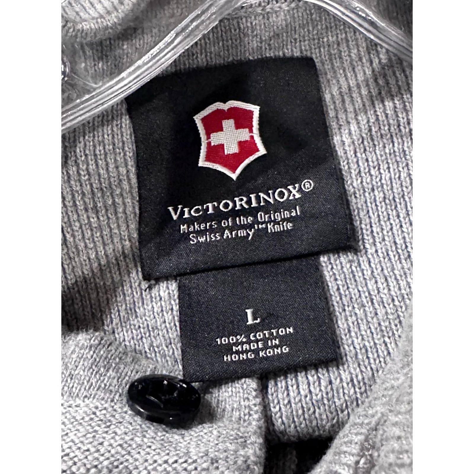 Victorinox Victorinox SWEATER Cardigan Thick Knitted Button Large L Mens Multicolor - Size US L / EU 52-54 / 3 - 6 Thumbnail