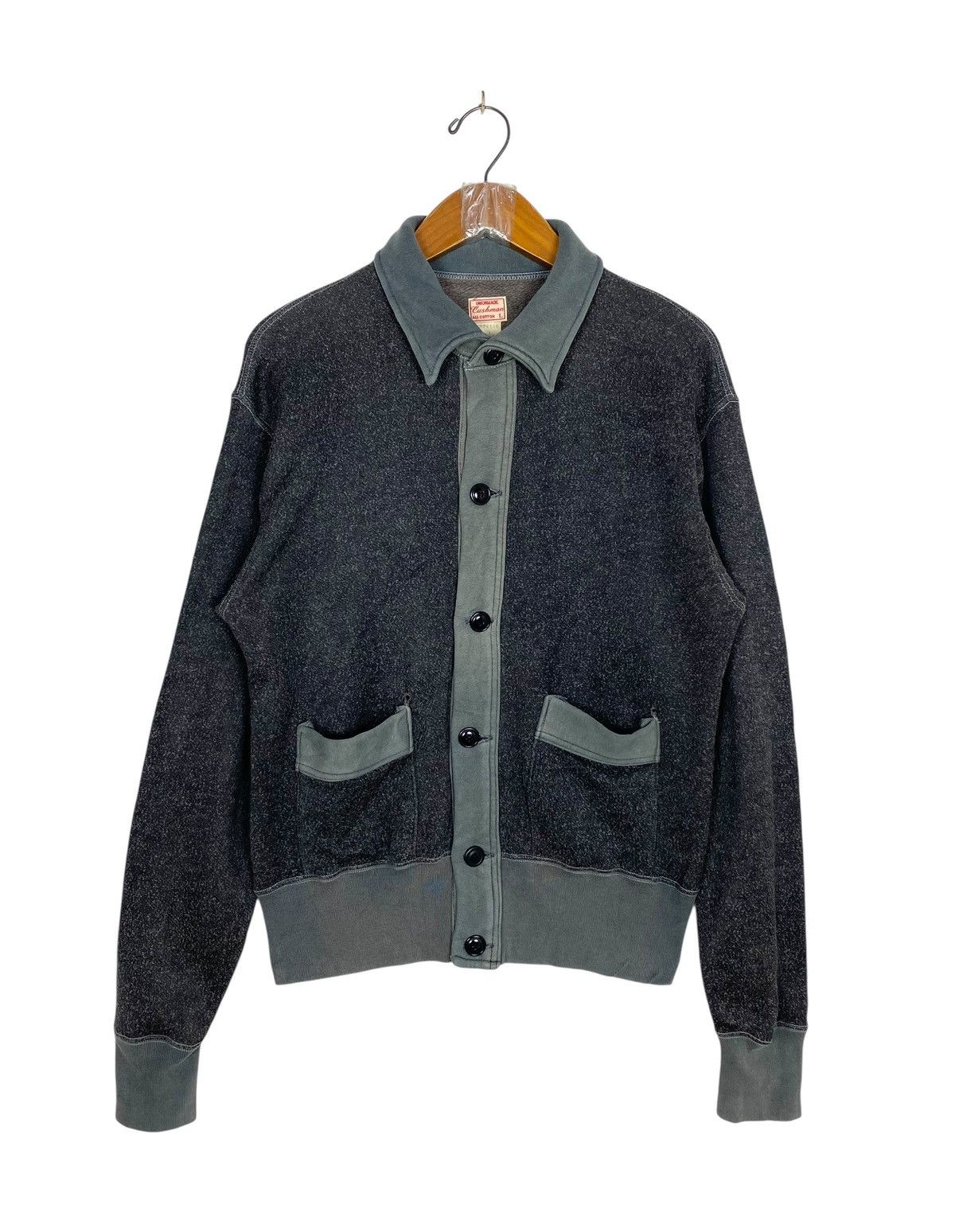 Japanese Brand Rare‼️ Vintage Union Made Cushman Cardigan Sweatshirt Size US S / EU 44-46 / 1 - 1 Thumbnail