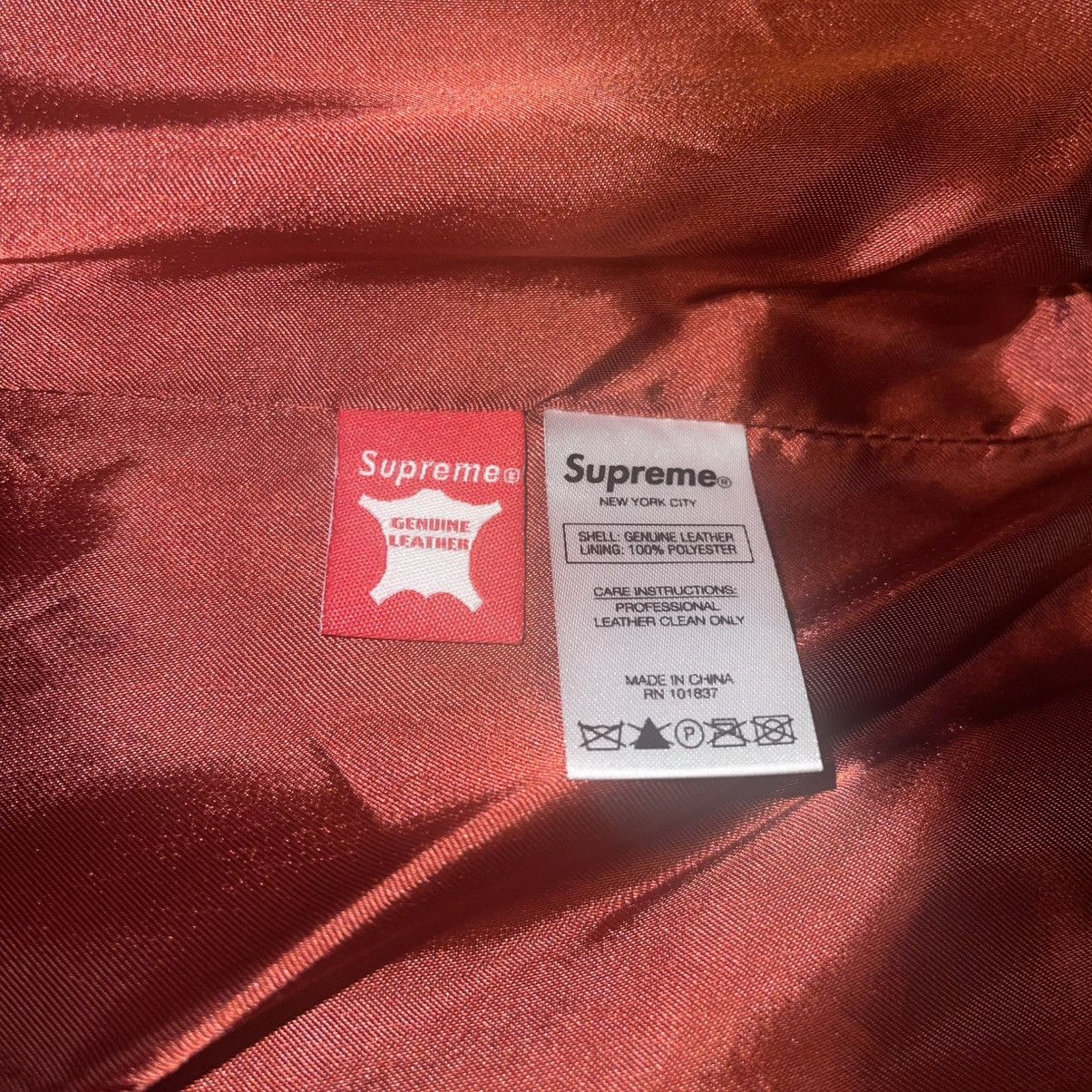 Supreme Supreme Arc Logo Studded Leather Jacker SS18 Size US S / EU 44-46 / 1 - 6 Thumbnail