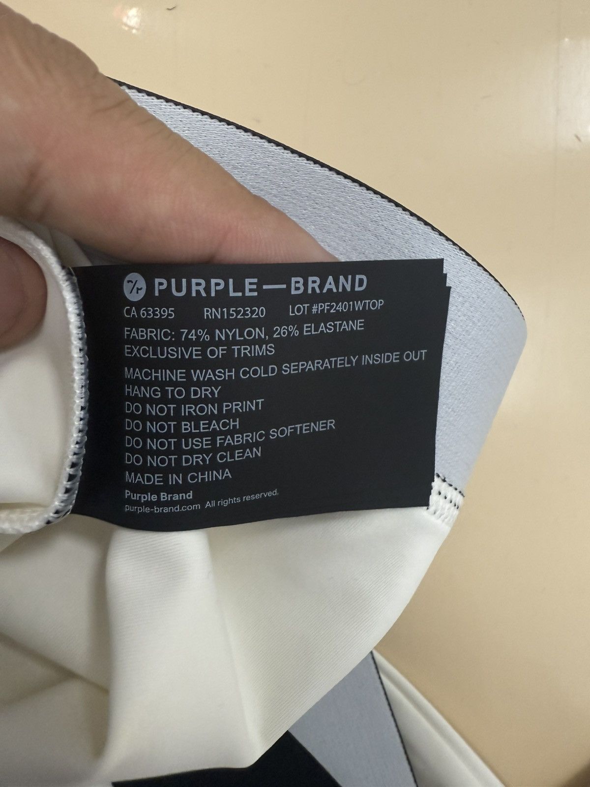 Other Purple Brand Womens White Leggings Size 26" / US 2 / IT 38 - 4 Thumbnail