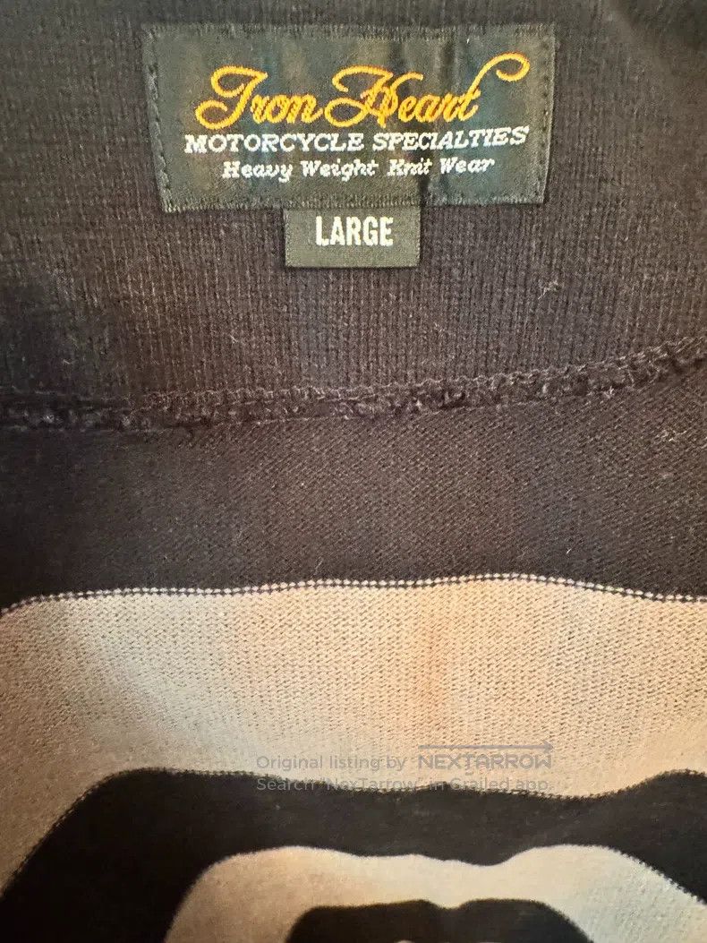 Iron Heart Iron Heart 11 ounces pure cotton heavy gray and black retr Size US L / EU 52-54 / 3 - 3 Thumbnail
