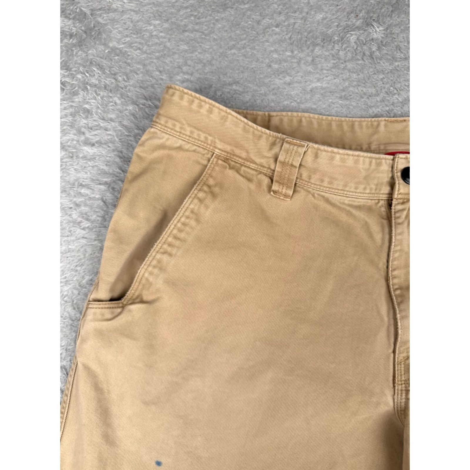 The North Face VINTAGE The North Face Shorts Men 36 Beige Chino 100% Cotton Twill Hiking Outdoor Slub Pockets Regular Mid 10-12 in Beige Mens Size US 36 / EU 52 - 4 Thumbnail