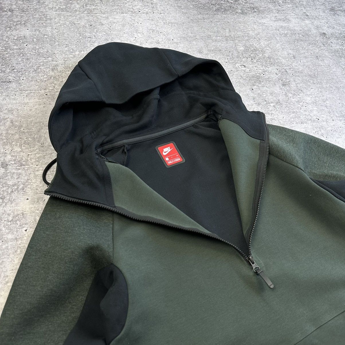 Japanese Brand × Nike Nike Tech Fleece Green Air Max Track Top Hoody Hoodie Size S Size US S / EU 44-46 / 1 - 5 Thumbnail