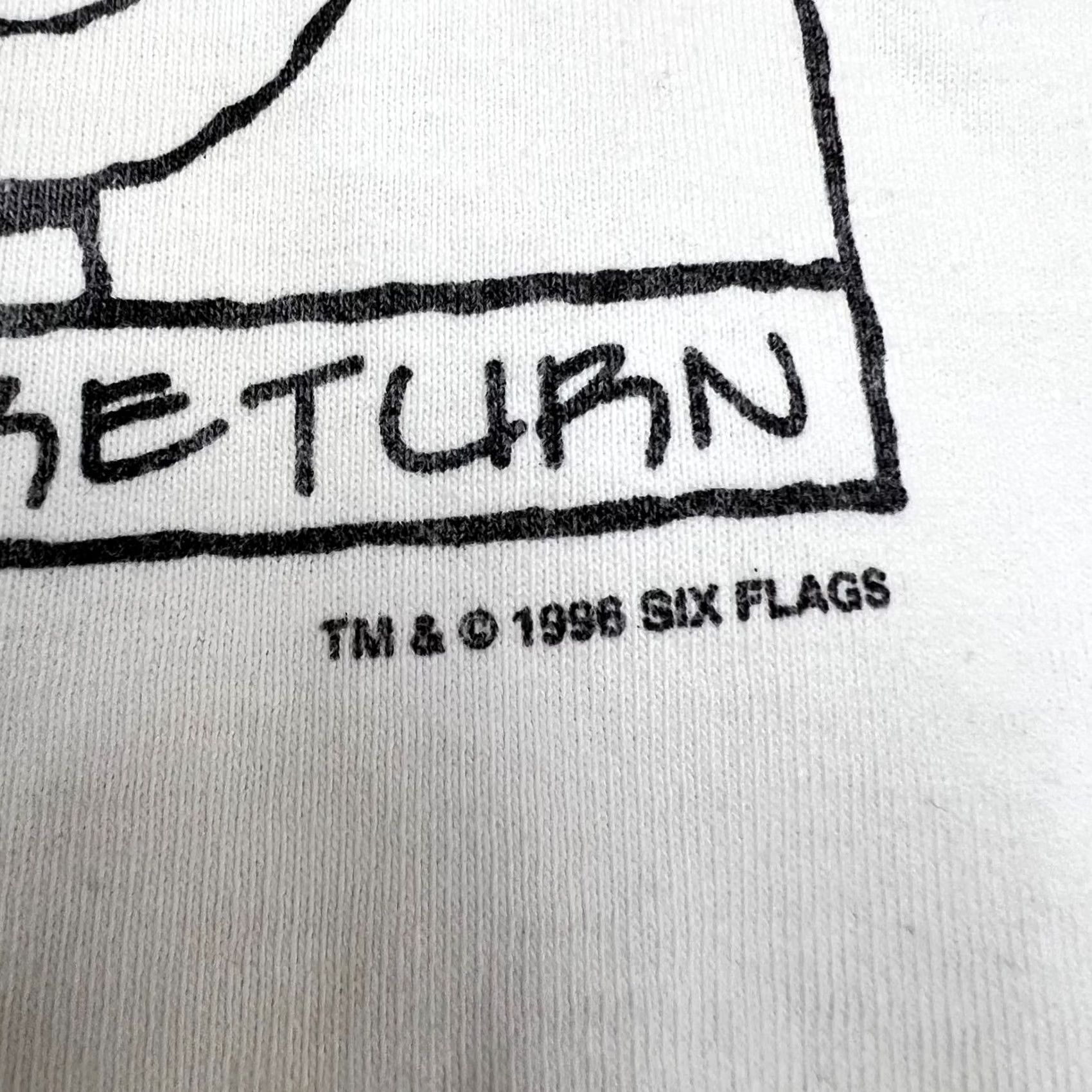 Vintage Vintage Six Flags Shirt M White Shirt Mens 1996 Flag Theme Size US M / EU 48-50 / 2 - 4 Thumbnail