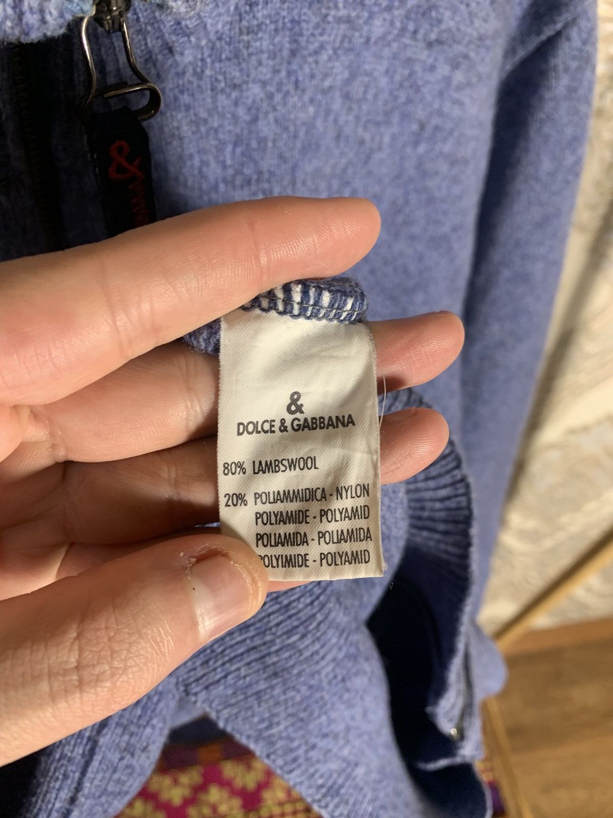 Dolce & Gabbana VINTAGE DOLCE & GABBANA ITALIAN DESIGNER SWEATER ZIP JACKET Size US L / EU 52-54 / 3 - 8 Thumbnail