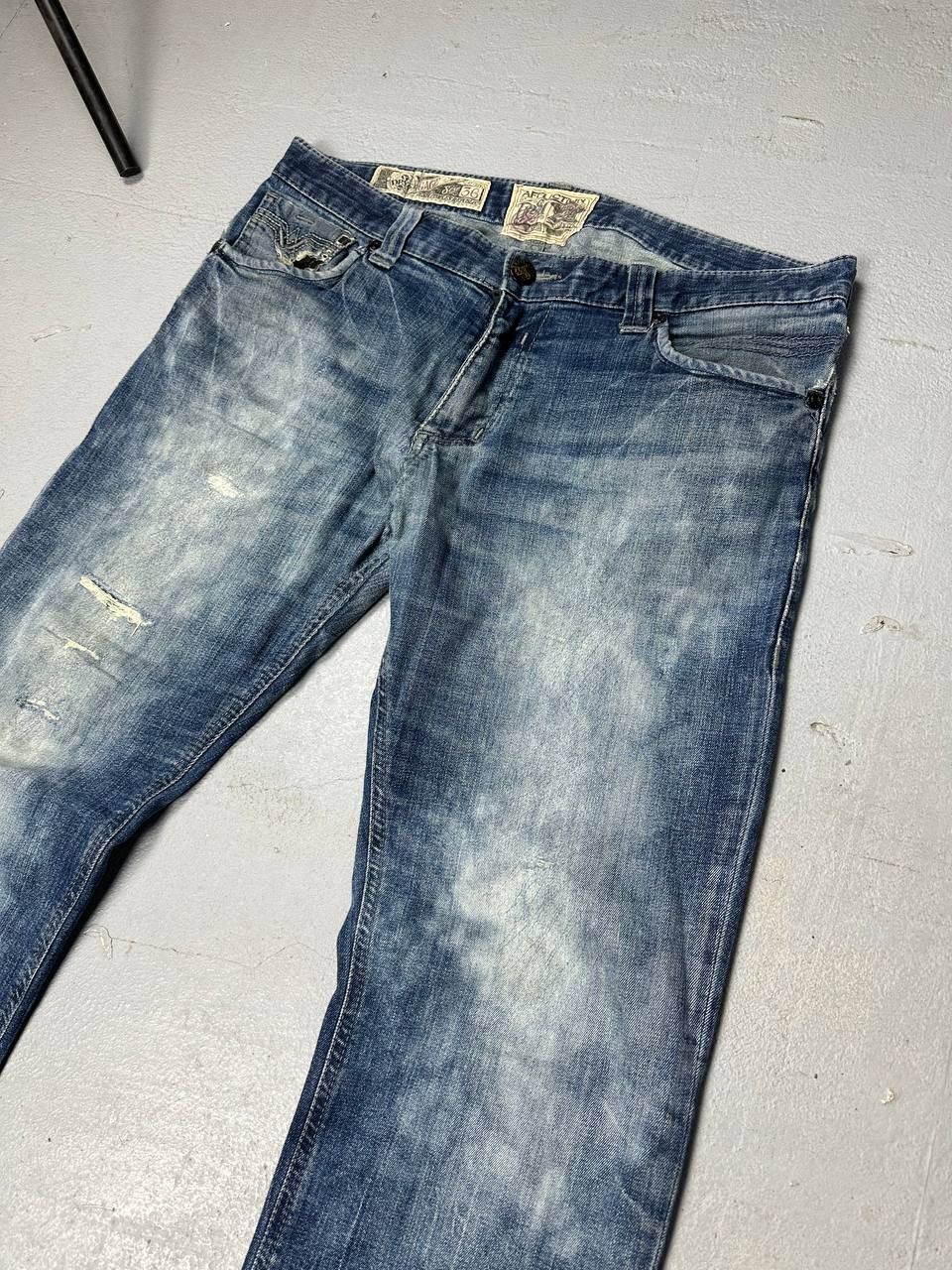 Affliction Crazy vintage y2k cyber grunge skater baggy faded archive Size US 38 / EU 54 - 5 Thumbnail