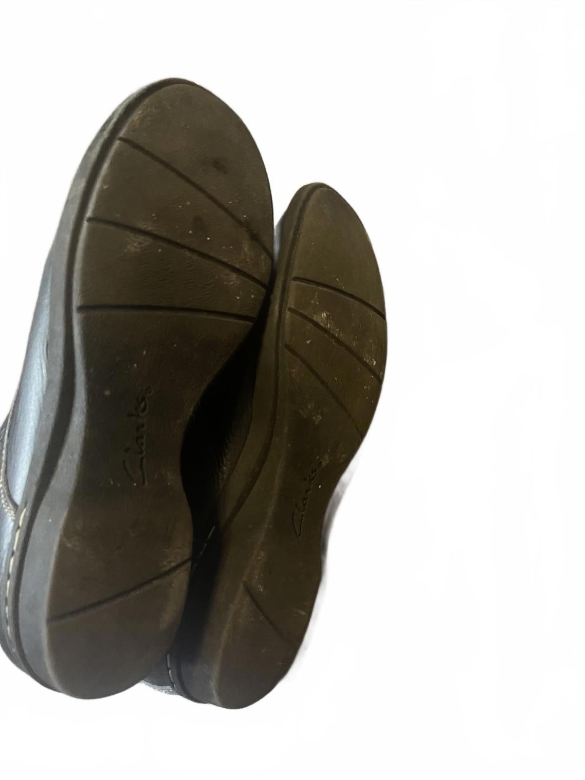Designer Clark's leather booties Size US 10 / IT 40 - 6 Thumbnail