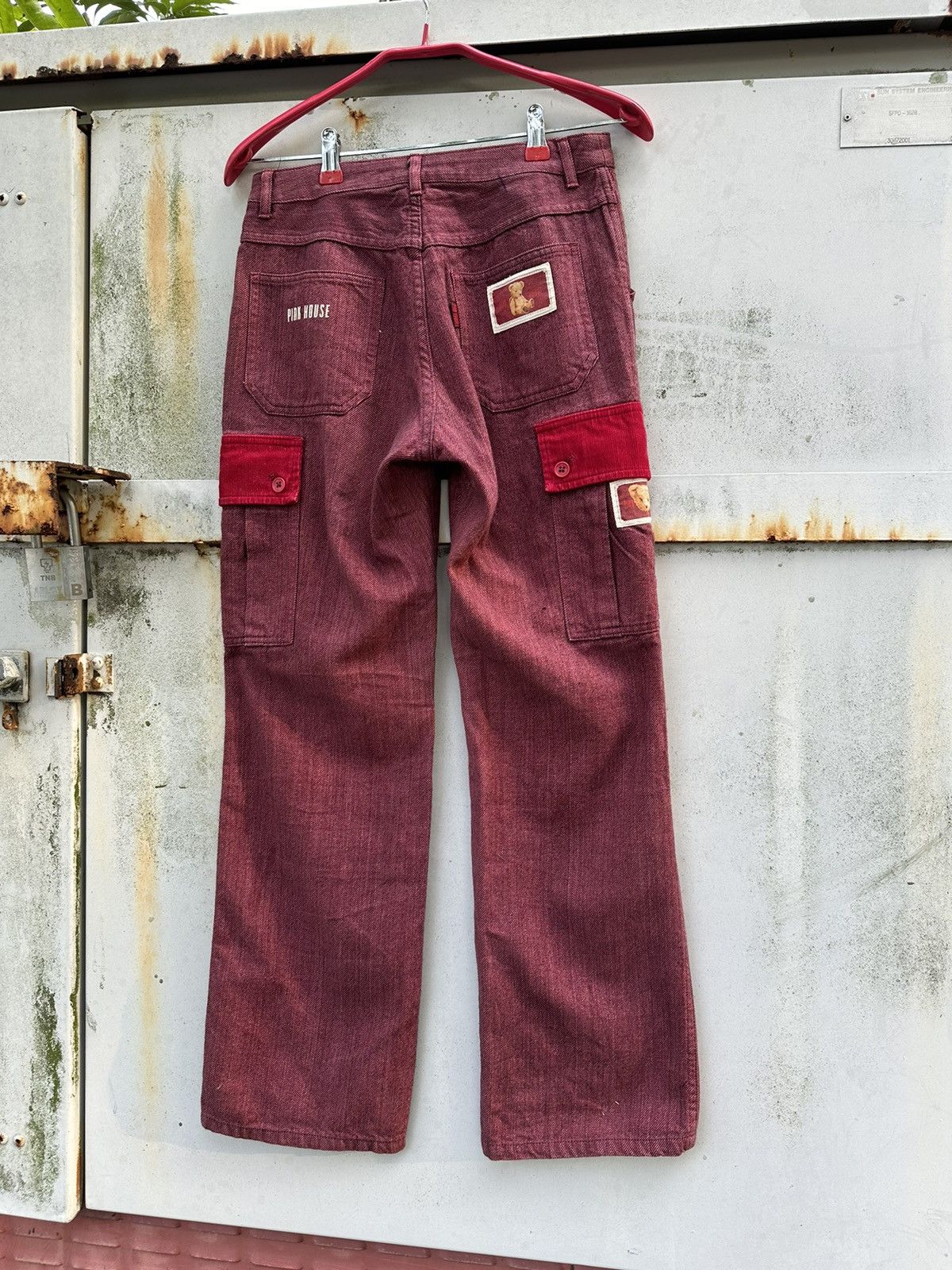 Pink House 👹Vintage Pink House PatchWork Jeans Size US 26 / EU 42 - 7 Thumbnail
