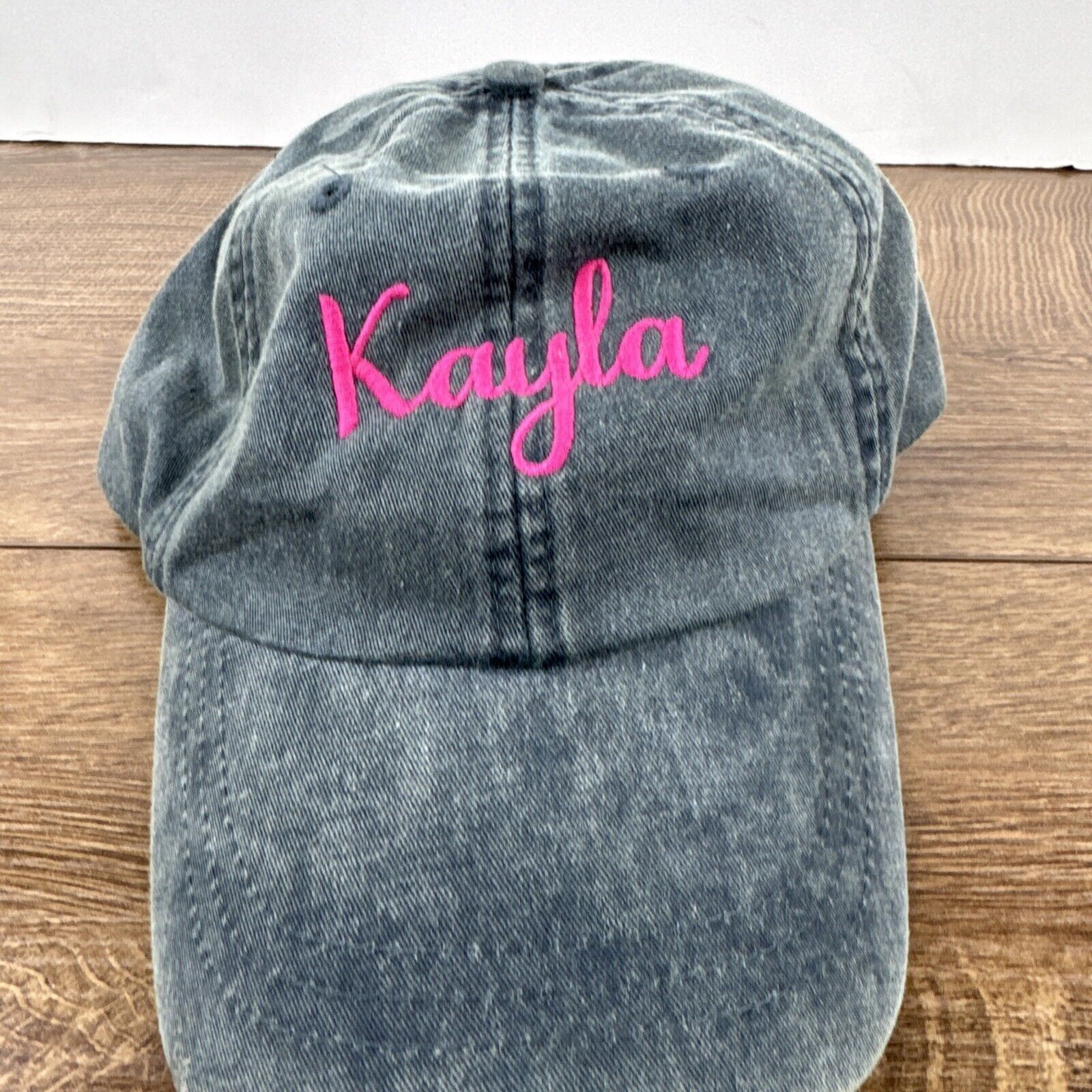 Other Kayla Hat Gray Kayla Hat Adjustable Adult Size Hat Cap Size ONE SIZE - 7 Thumbnail