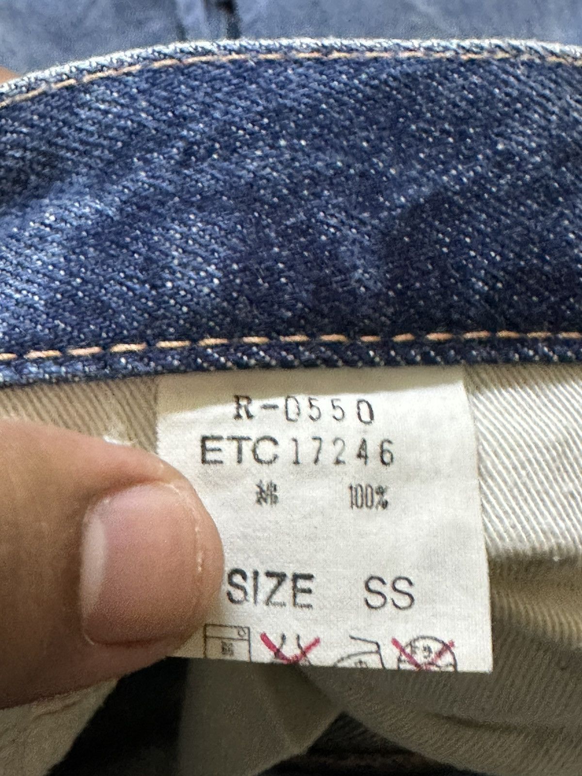 Beauty Beast Vintage RNA.inc Curve Leg Faded Grunge Denim Size US 30 / EU 46 - 6 Thumbnail