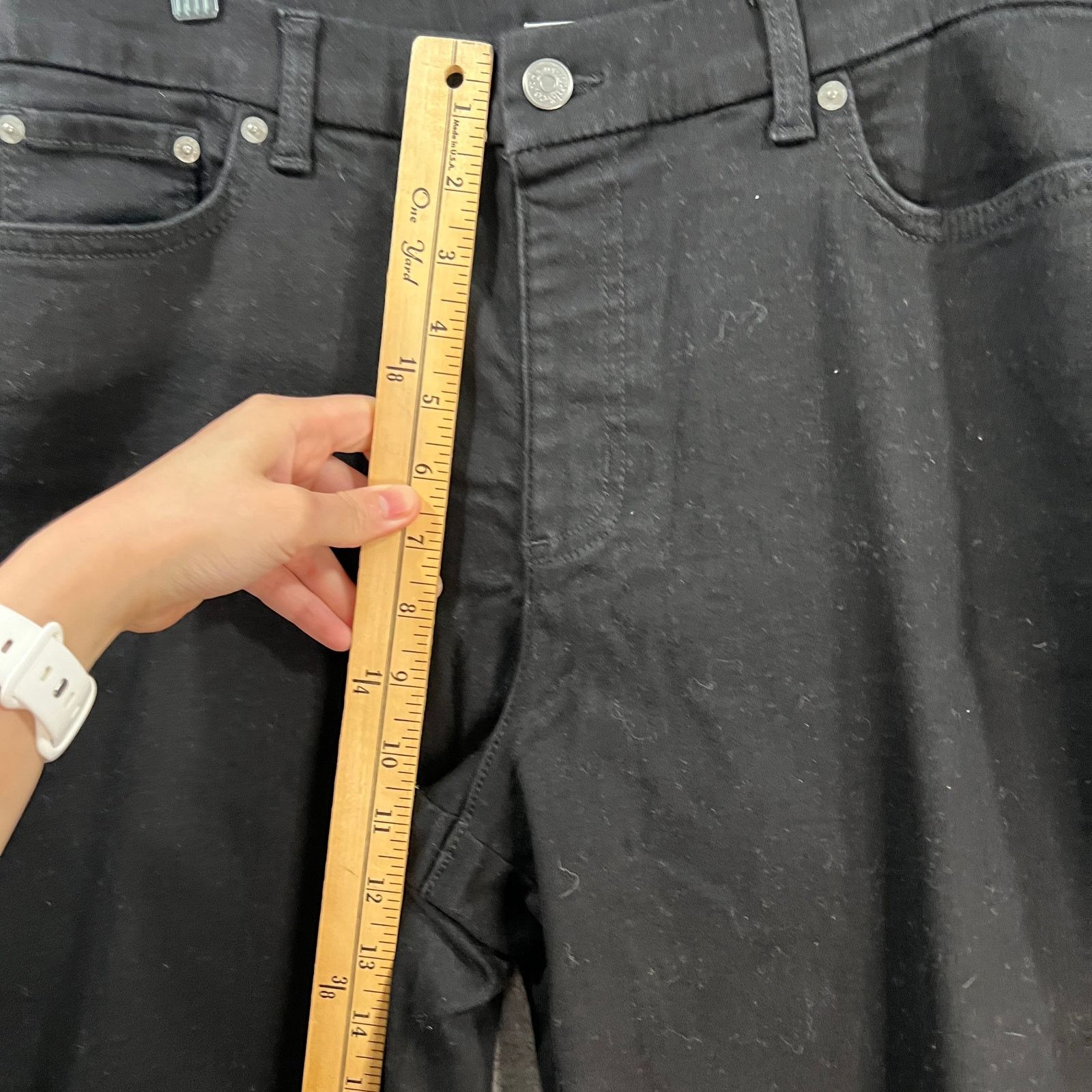 Other Denim & Co. Cozy Touch Denim Regular Girlfriend Jean Size 36" / US 14 / IT 50 - 9 Thumbnail