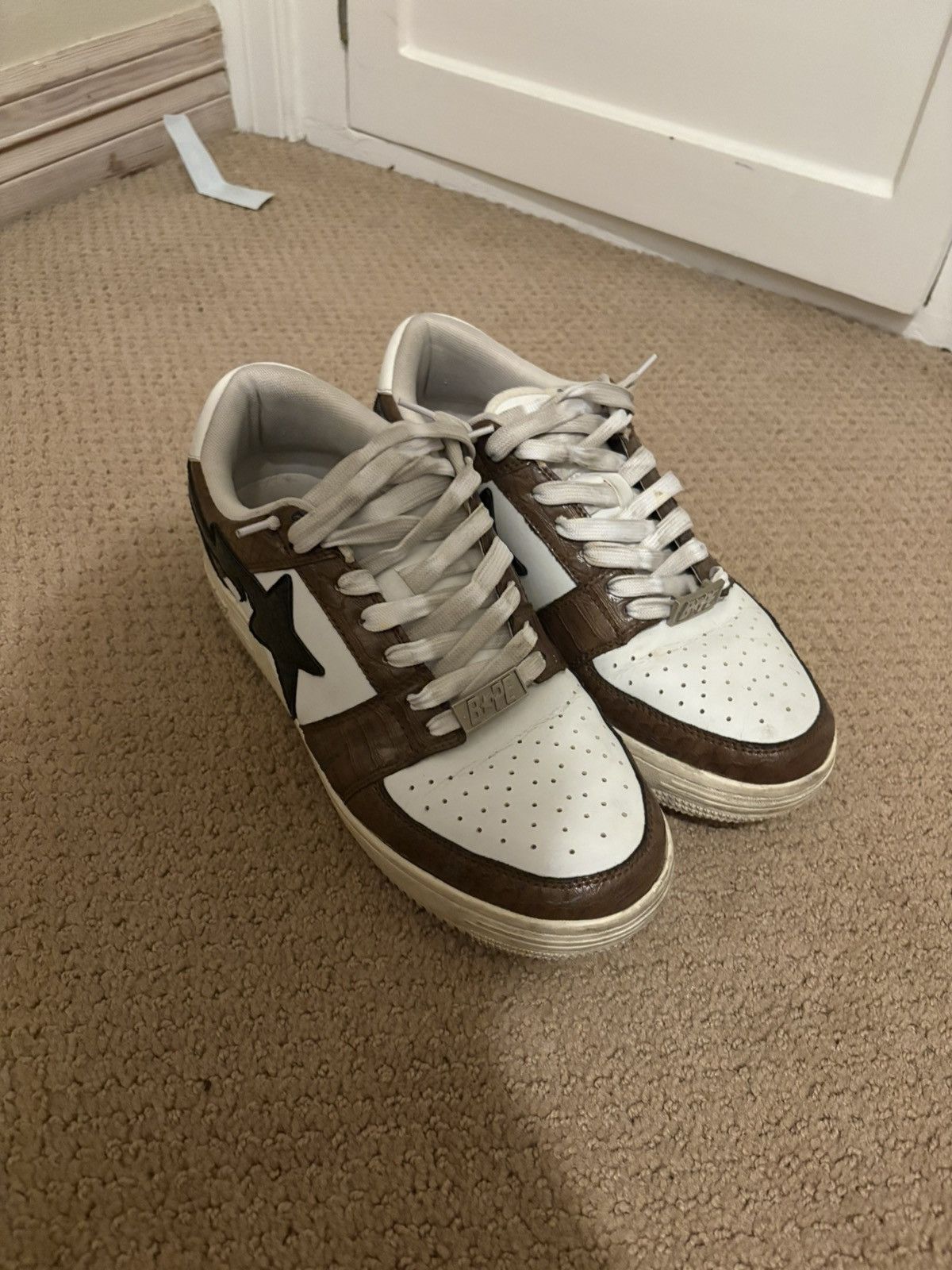 Bape Bathing Ape Crocodile Skin Bapesta Sneakers Size 9.5 Size US 9.5 / EU 42-43 - 1 Thumbnail
