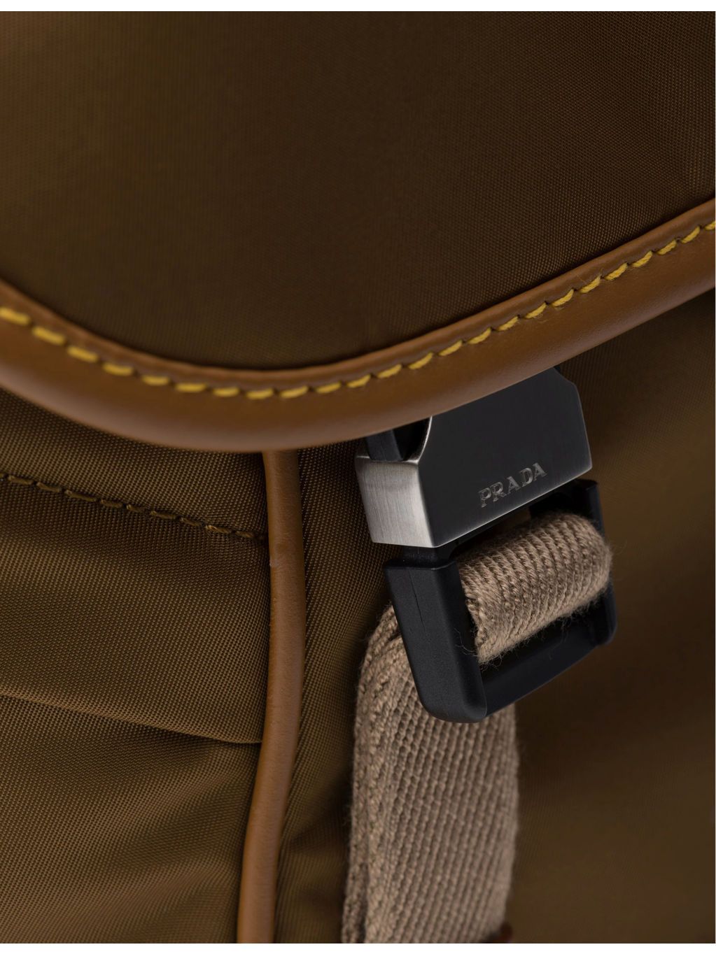 Prada o1bcso1str1025 Size: OS / Nylon Vitello Re-Nylon Bag Brown Size ONE SIZE - 2 Thumbnail