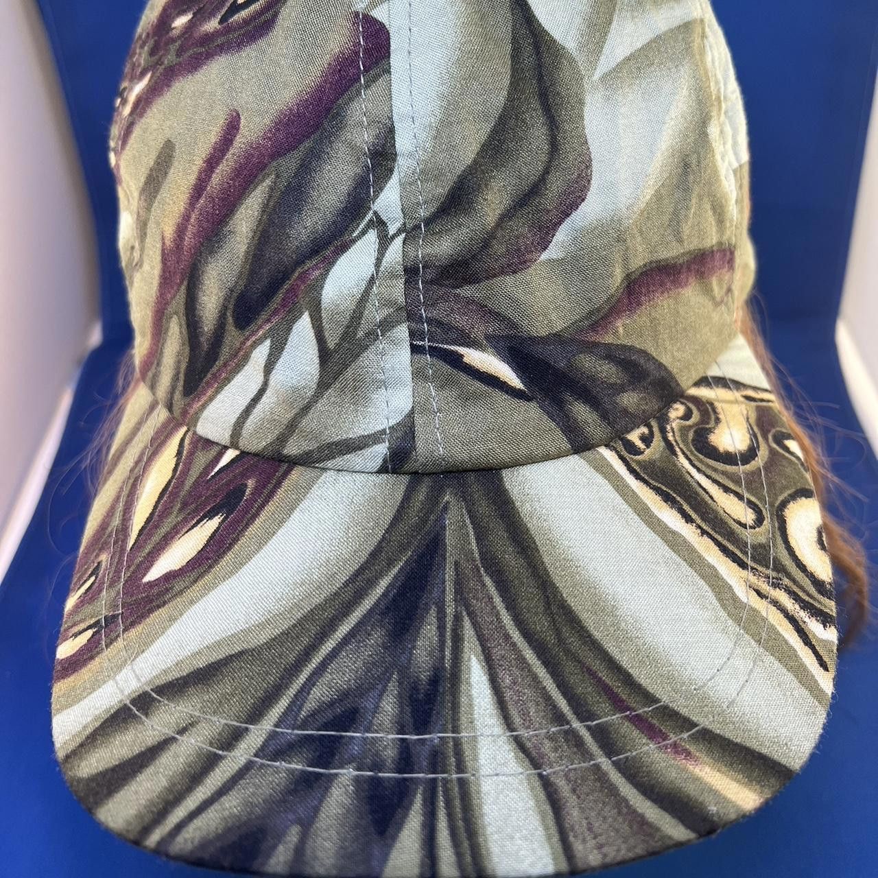 Designer Stylish Floral Print Cap - Trendy Casual Headwear Size ONE SIZE - 3 Thumbnail