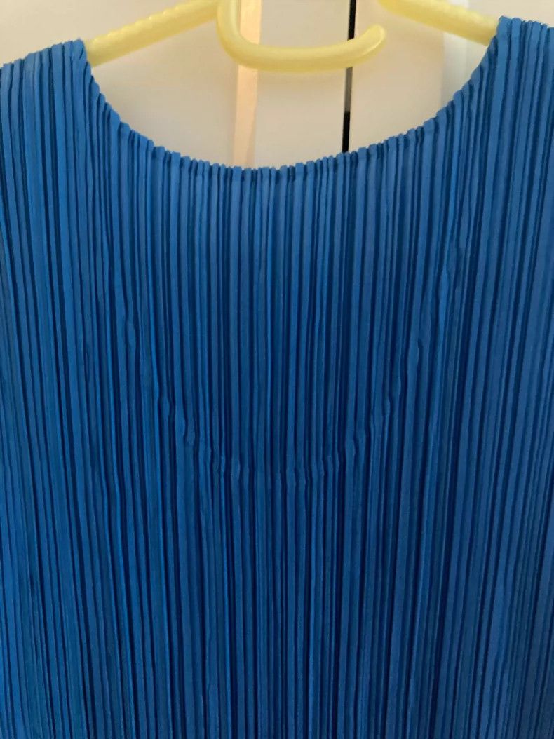 Issey Miyake Issey Miyake size:5 Blue short top Size M / US 6-8 / IT 42-44 - 7 Thumbnail