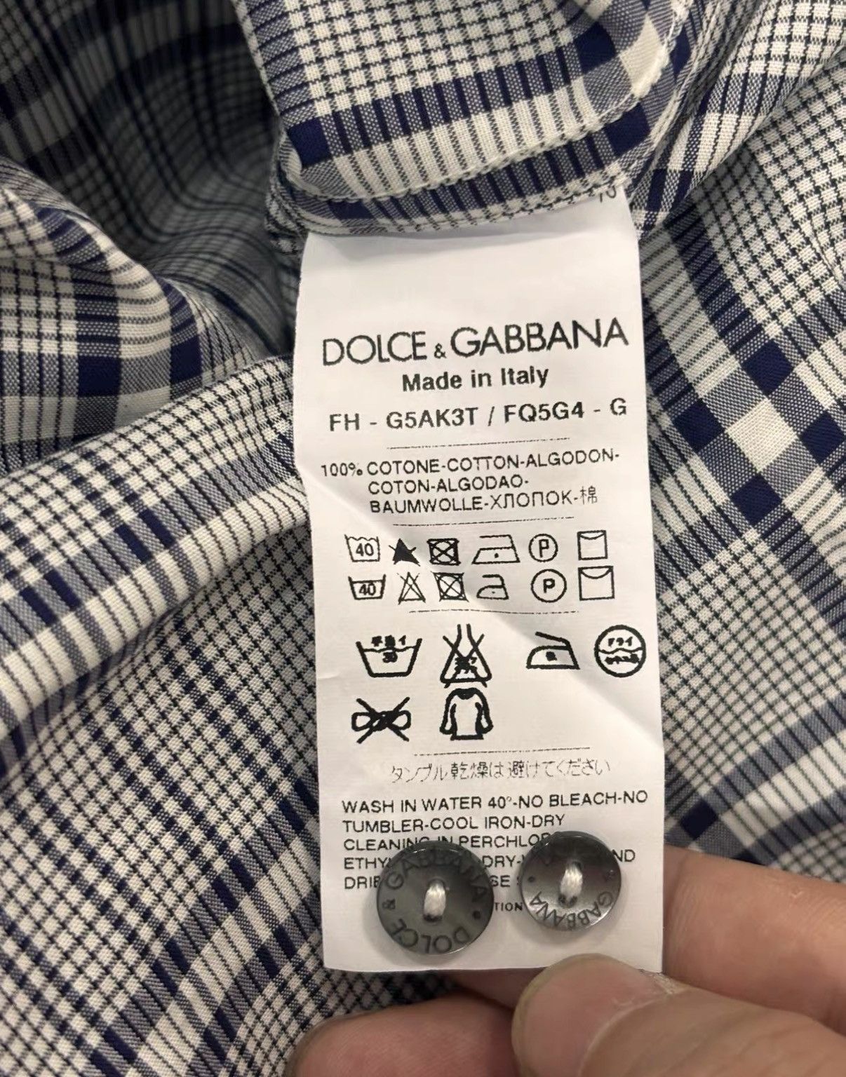 Dolce & Gabbana Dolce & Gabbana Mainline Casual Short Sleeve Shirt J2 Size US S / EU 44-46 / 1 - 7 Thumbnail