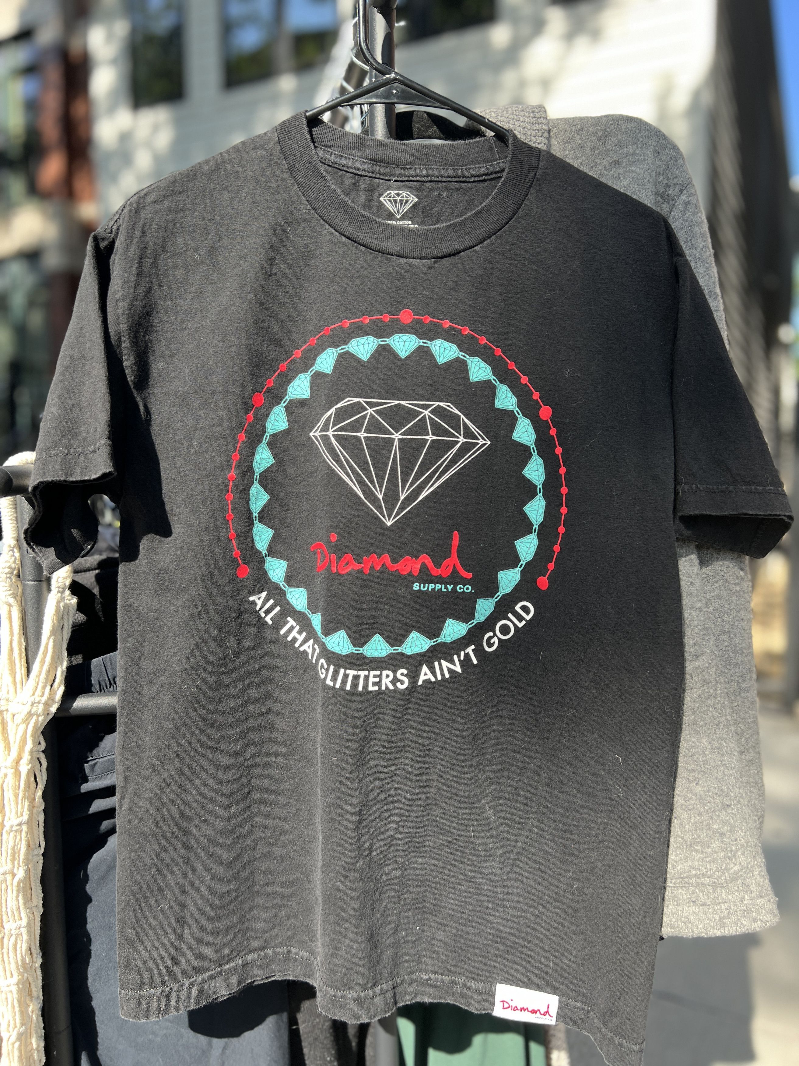 Diamond Supply Co. Diamond 'All That Glitters Aint Gold' Retro Vintage T-Shirt Size US M / EU 48-50 / 2 - 1 Thumbnail
