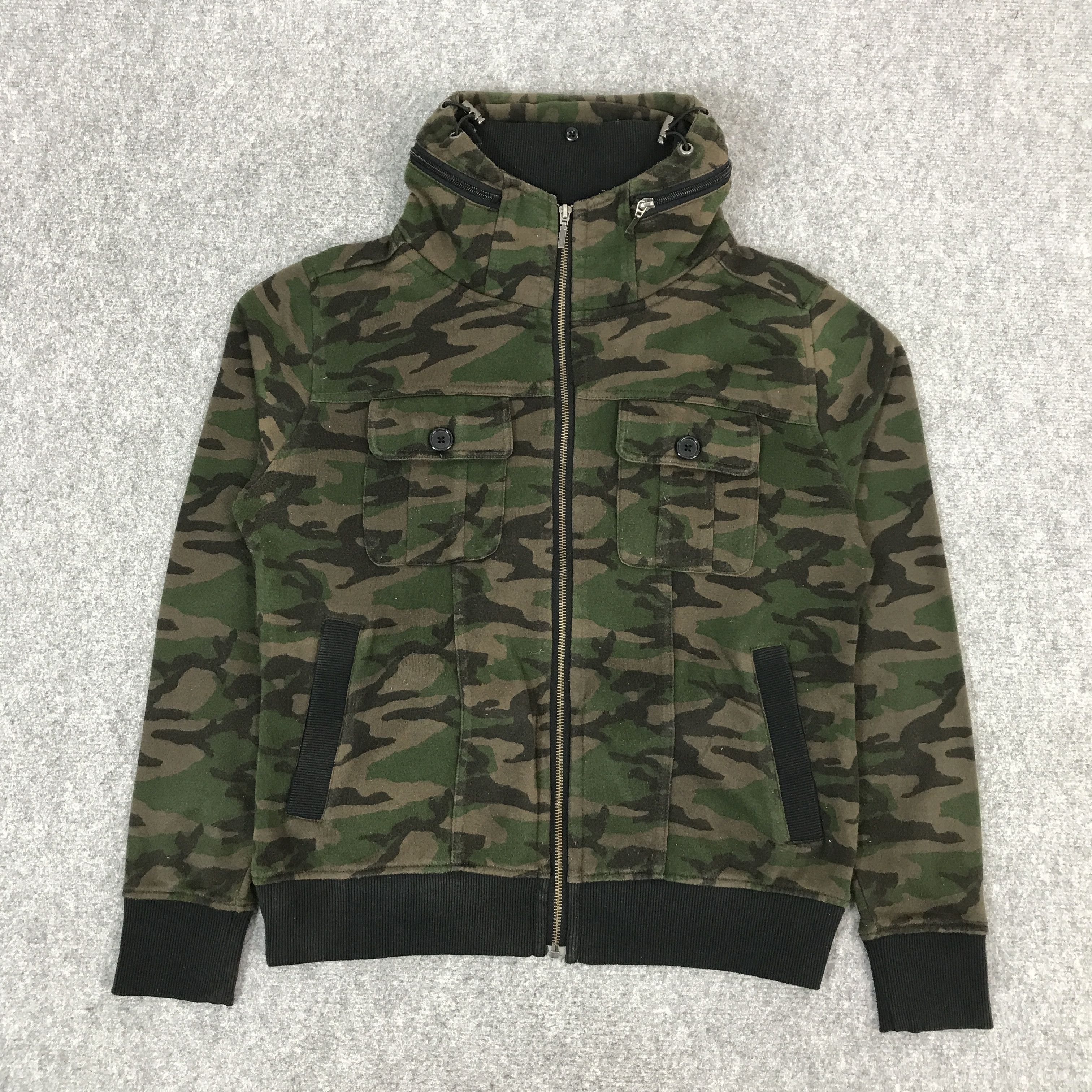 Japanese Brand SPLENDID SATISFACTION BONO DESIGN CAMO JACKET Size US M / EU 48-50 / 2 - 1 Thumbnail