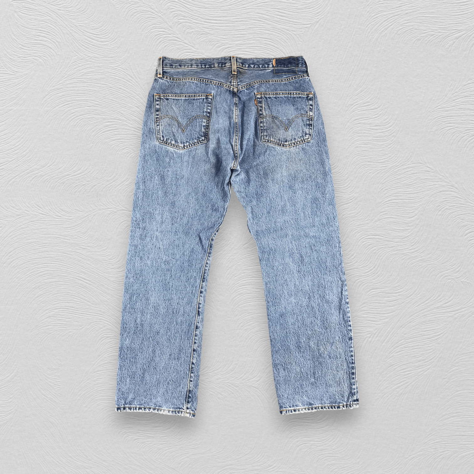 Levi's Vintage 90s Levis 501 Jeans Stone Wash Denim KJ166 Size US 34 / EU 50 - 2 Thumbnail