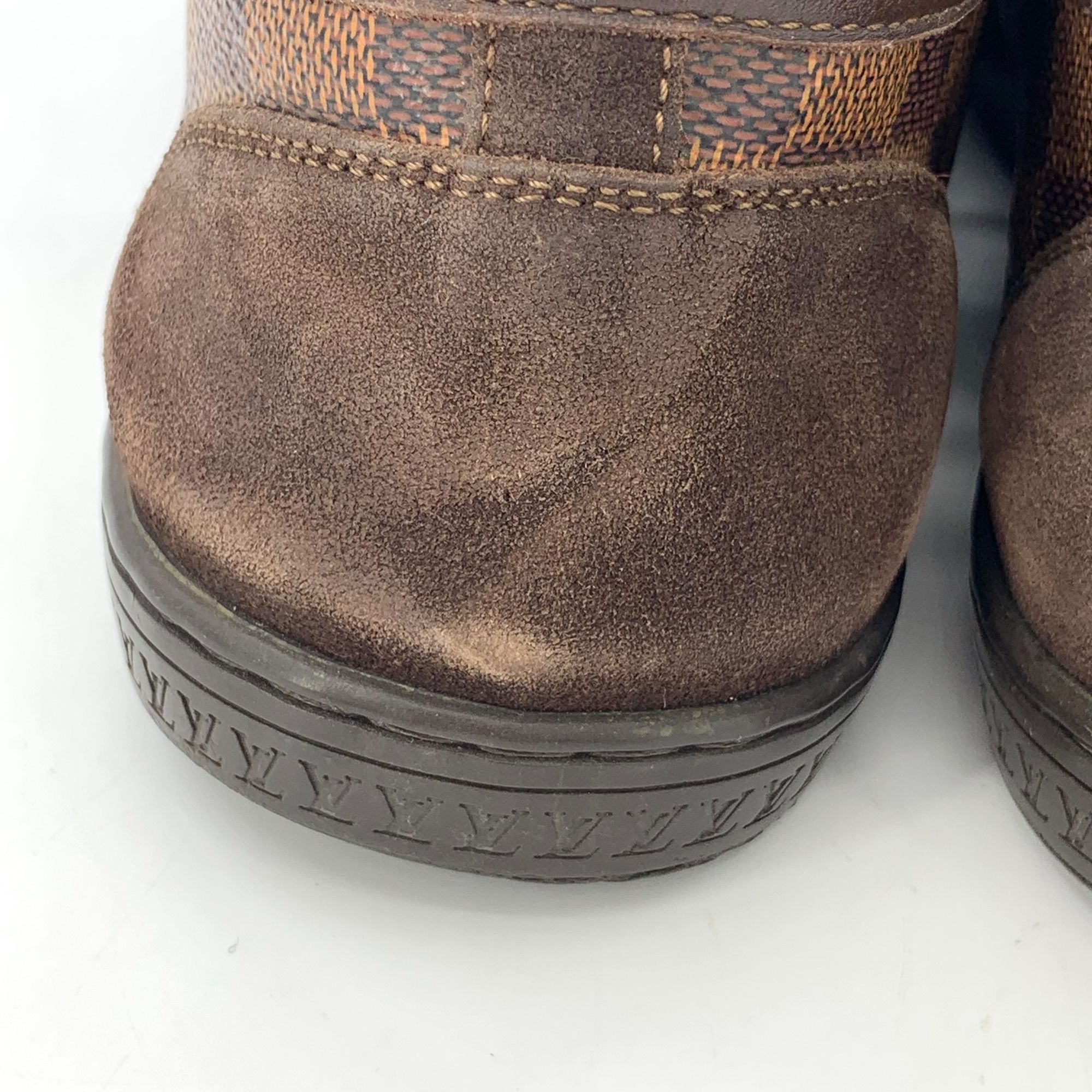 Louis Vuitton Louis Vuitton Damier Graphite Mens Sneakers Size 10 Brown Su Size US 7 / EU 40 - 7 Thumbnail