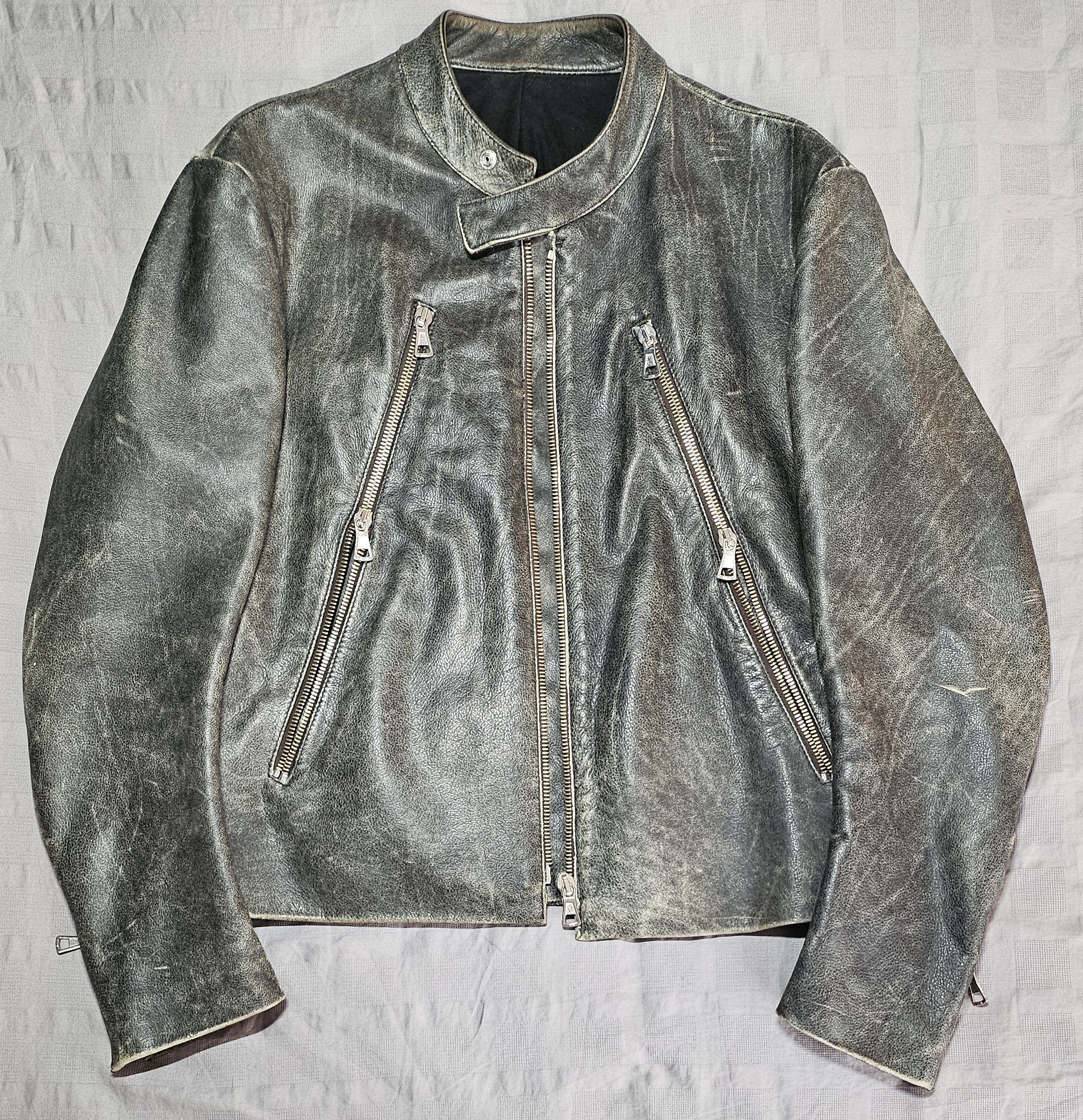 image of Maison Margiela Martin Margiela Aw 2002 Archive 5 Zips in Black/Green, Men's (Size Large)